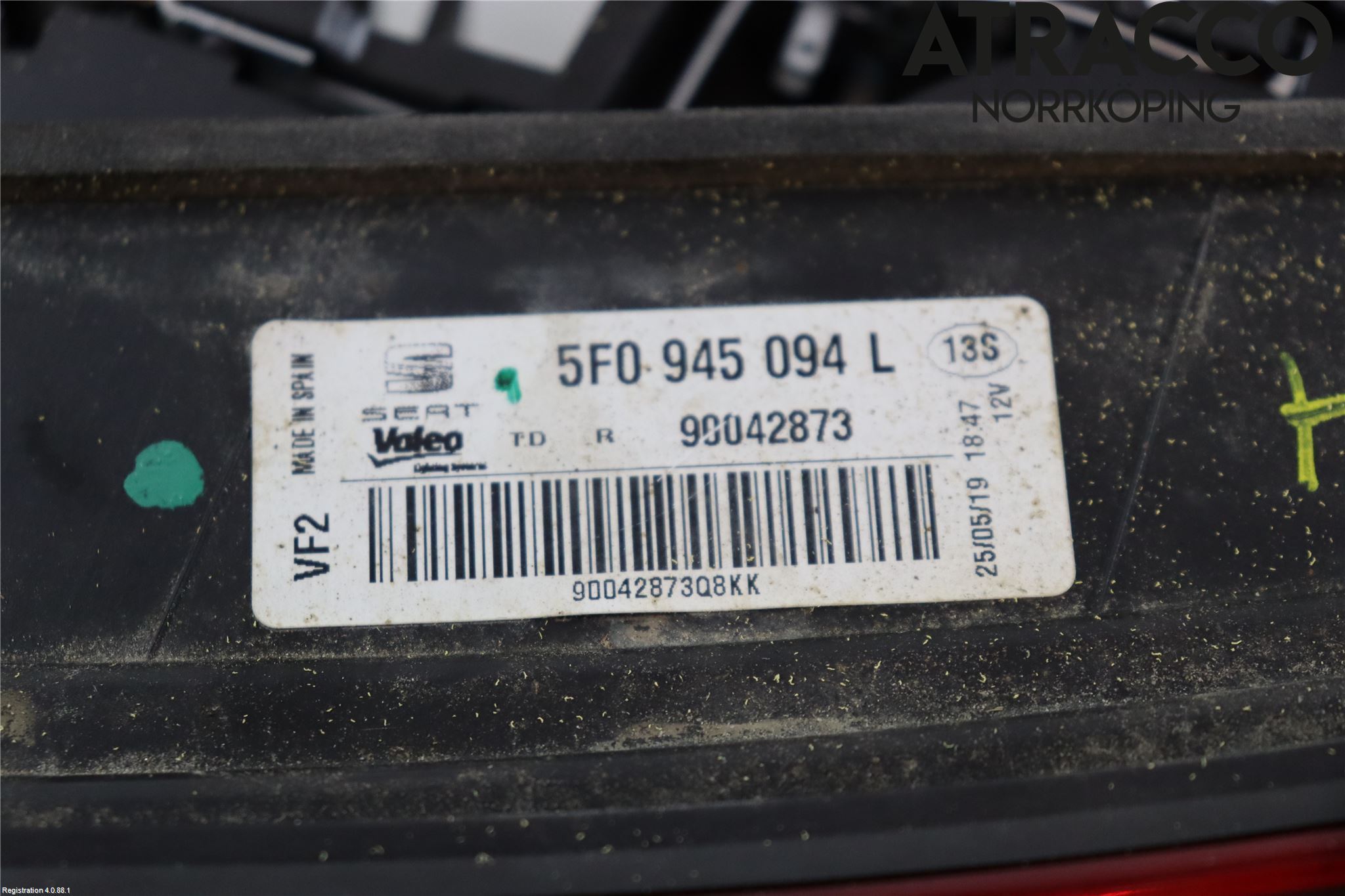 Seat LEON 13-20 Bakljus Lucka Hö