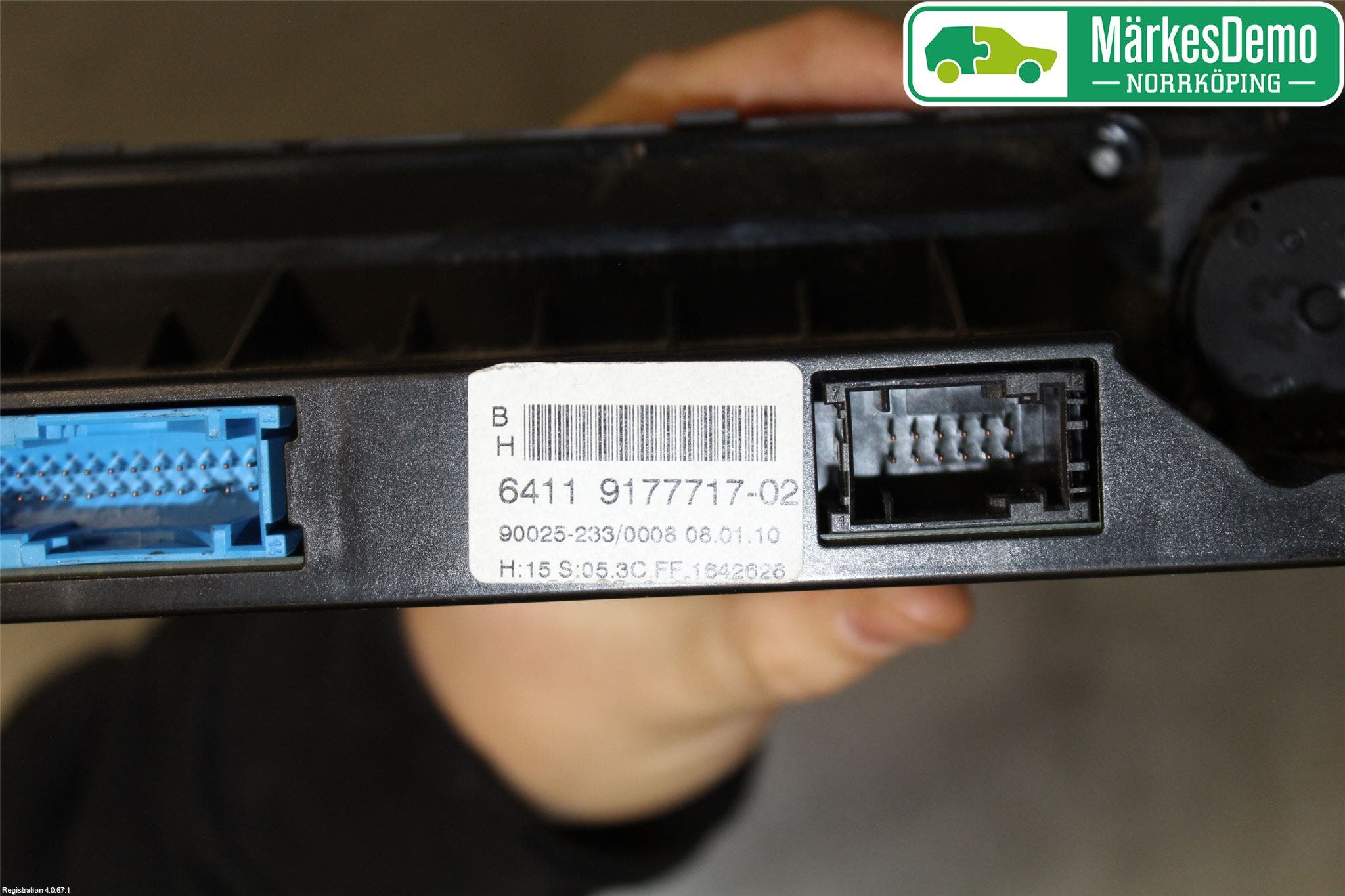 BMW 5 E60/61 Sed/Tou 02-10 Värmereglage