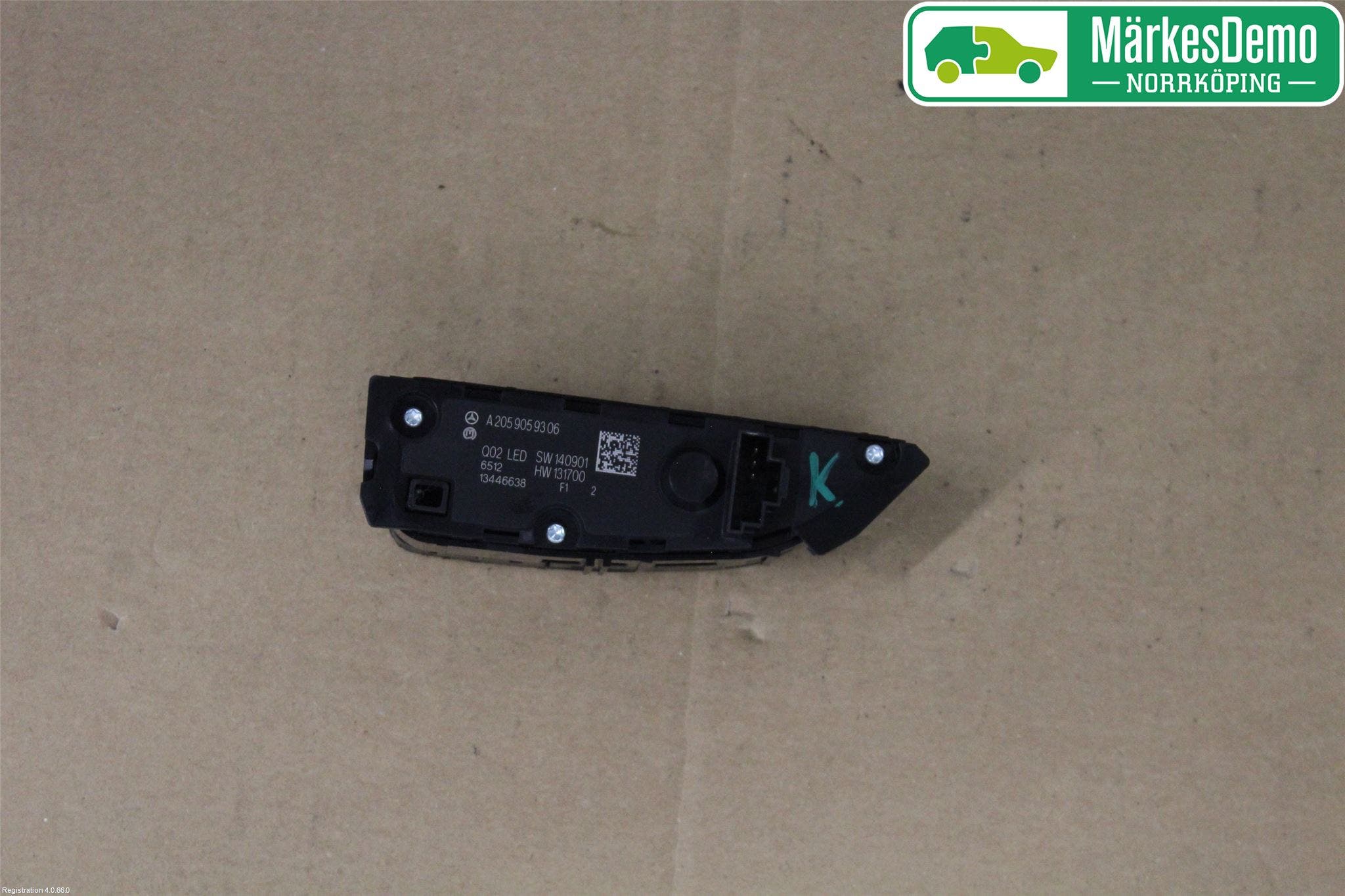 Mercedes-Benz MB C-KLASS (W205) 14-21 Strömställare Multifunktion