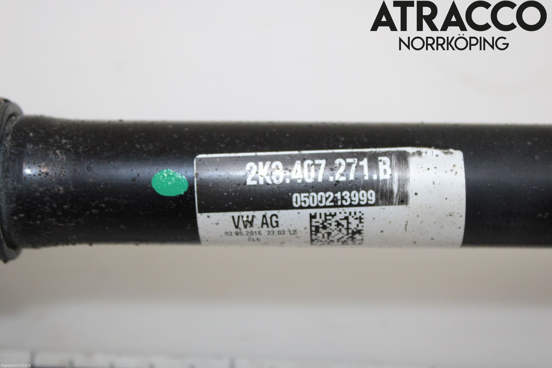Volkswagen VW CADDY 16-20 Drivaxel Fram Vänster