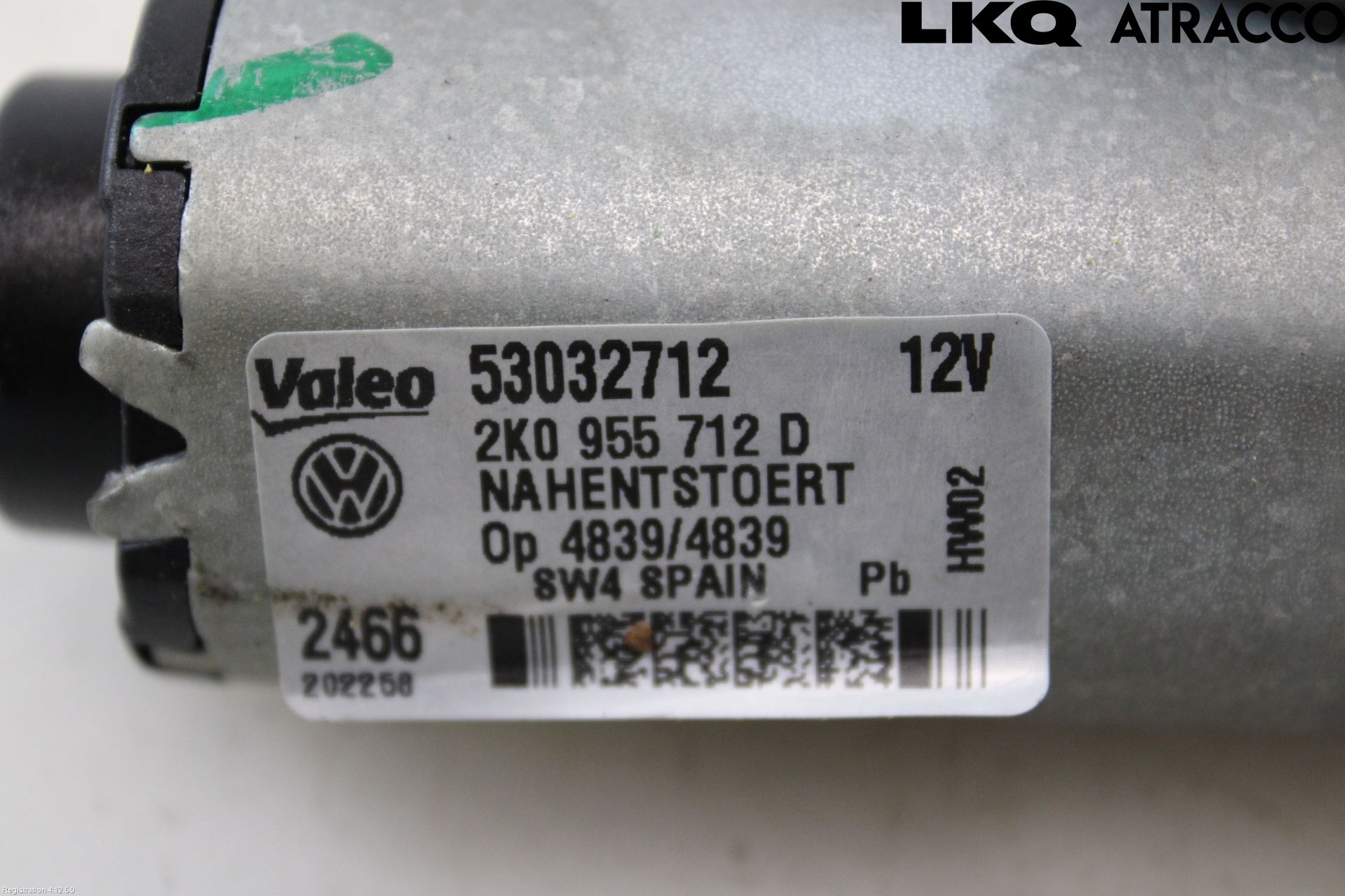 Volkswagen VW CADDY 16-20 Torkarmotor Baklucka