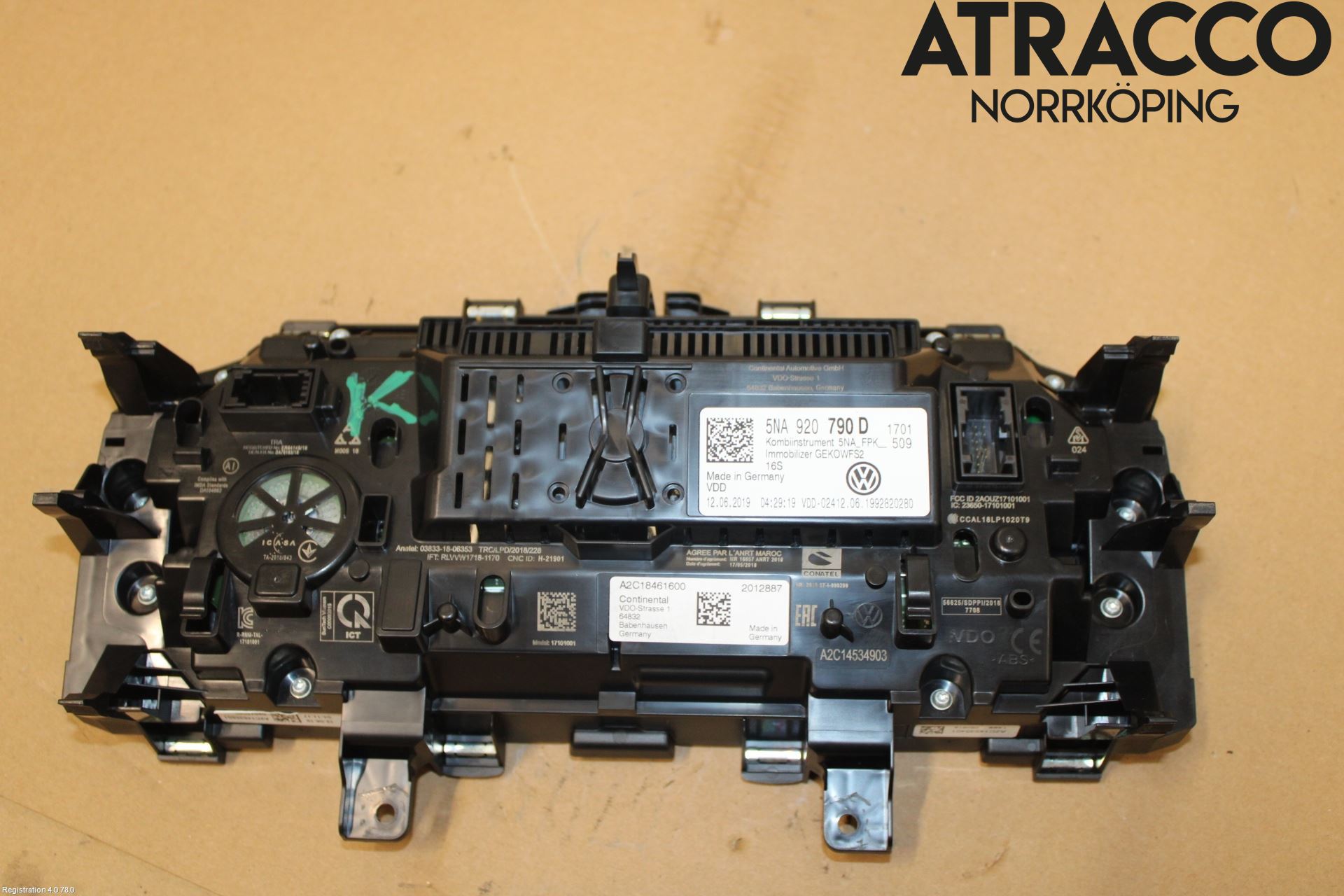 Volkswagen VW TIGUAN 16-24 Instrument Komb