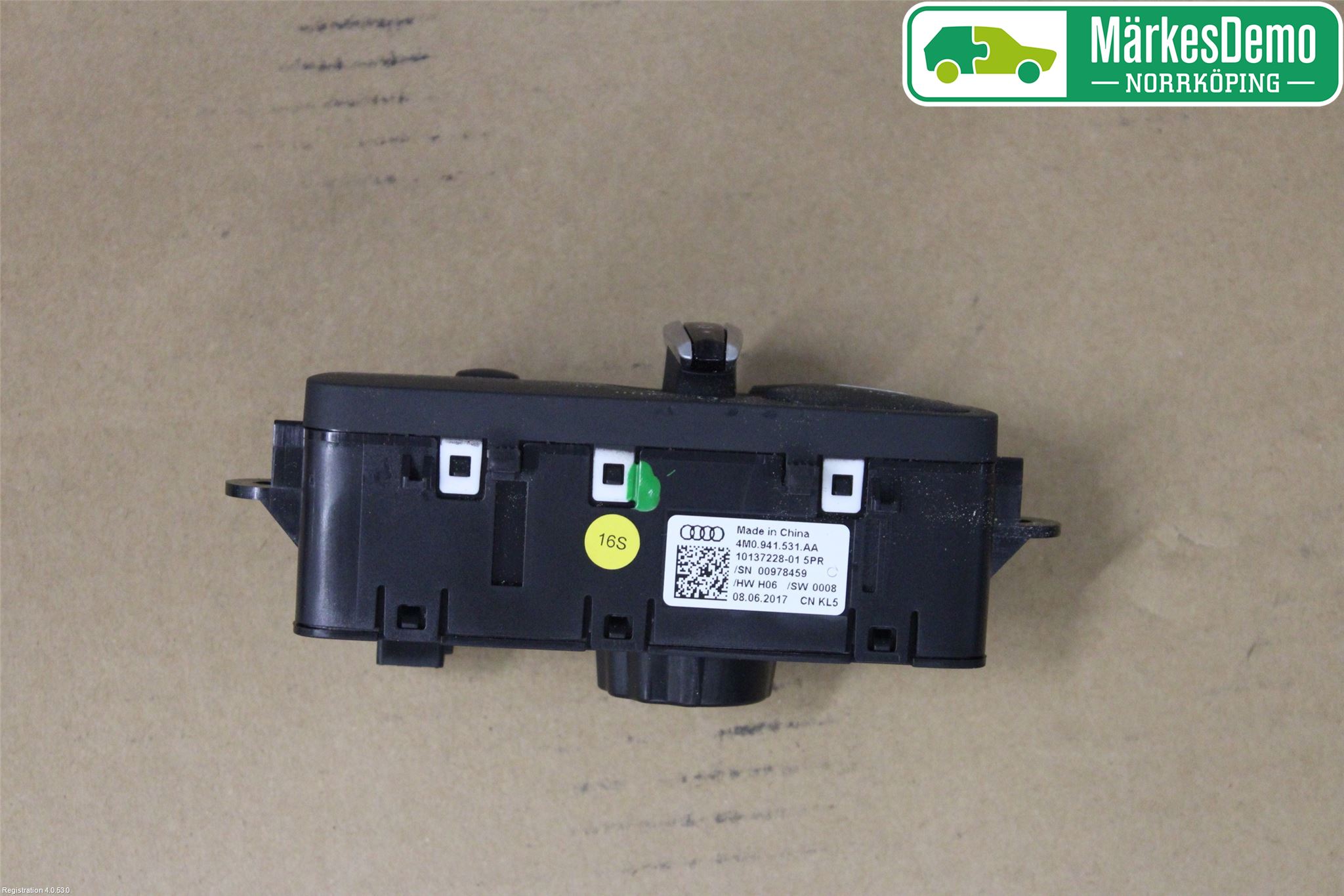 Audi A4/S4 B9 16-19 Strömställare Ljus