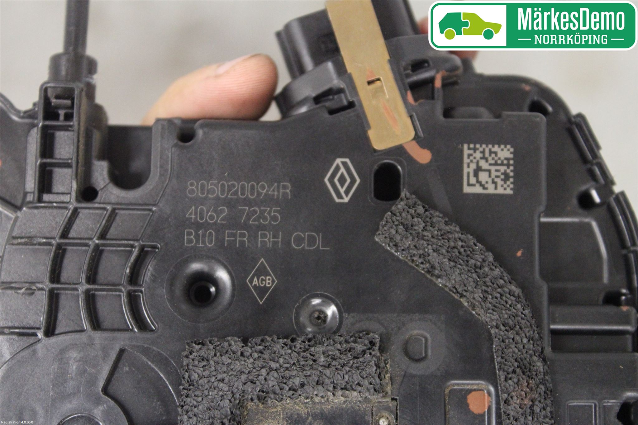 Renault ZOE/E-TECH 13- Låskista-Dörrlås