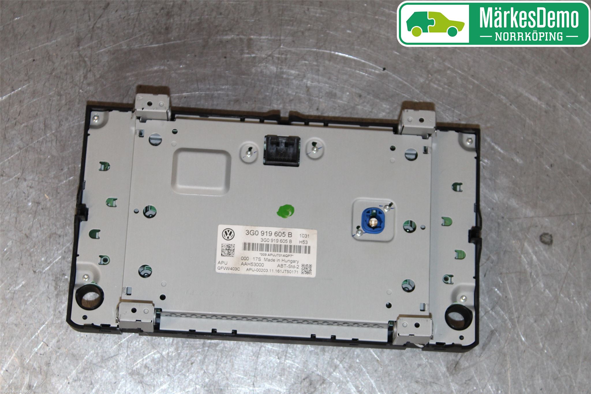 Volkswagen VW GOLF / E-GOLF VII 13-20 Multifunktionsdisplay