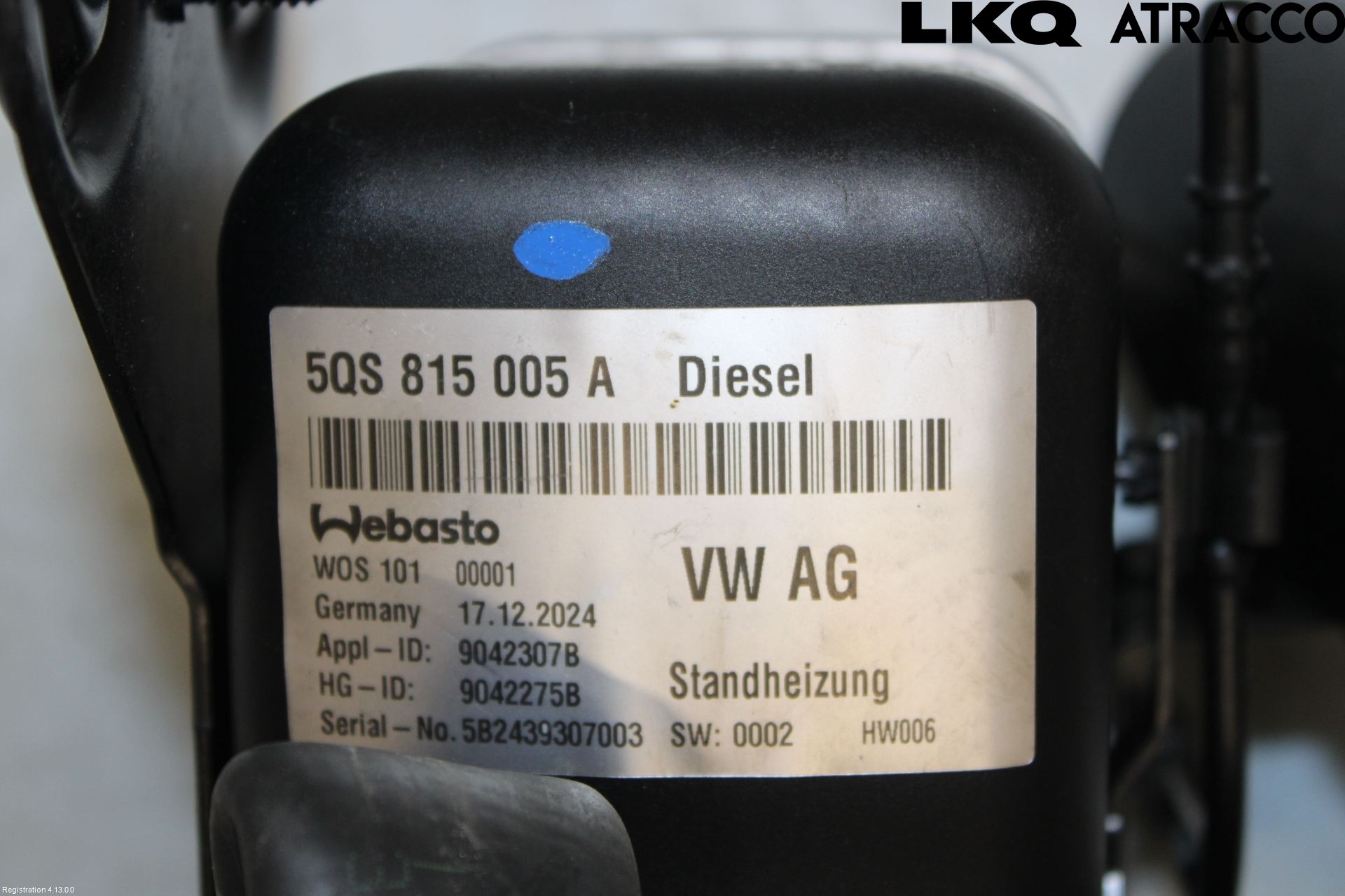 Volkswagen VW TIGUAN 24- Dieselvärmare