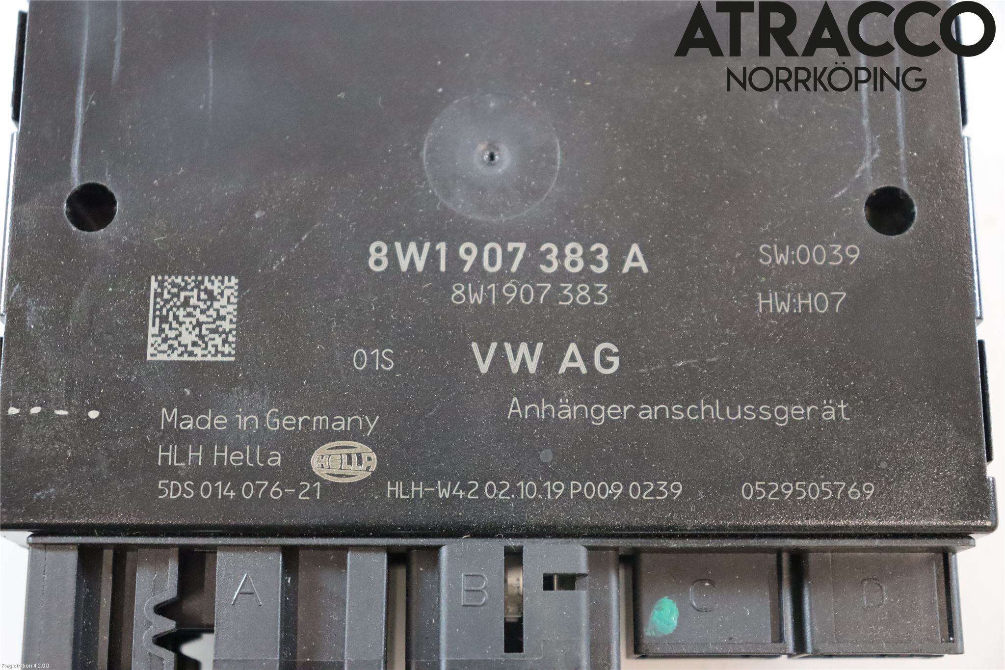 Audi A4/S4 B9 20- Styrenhet Dragkrok