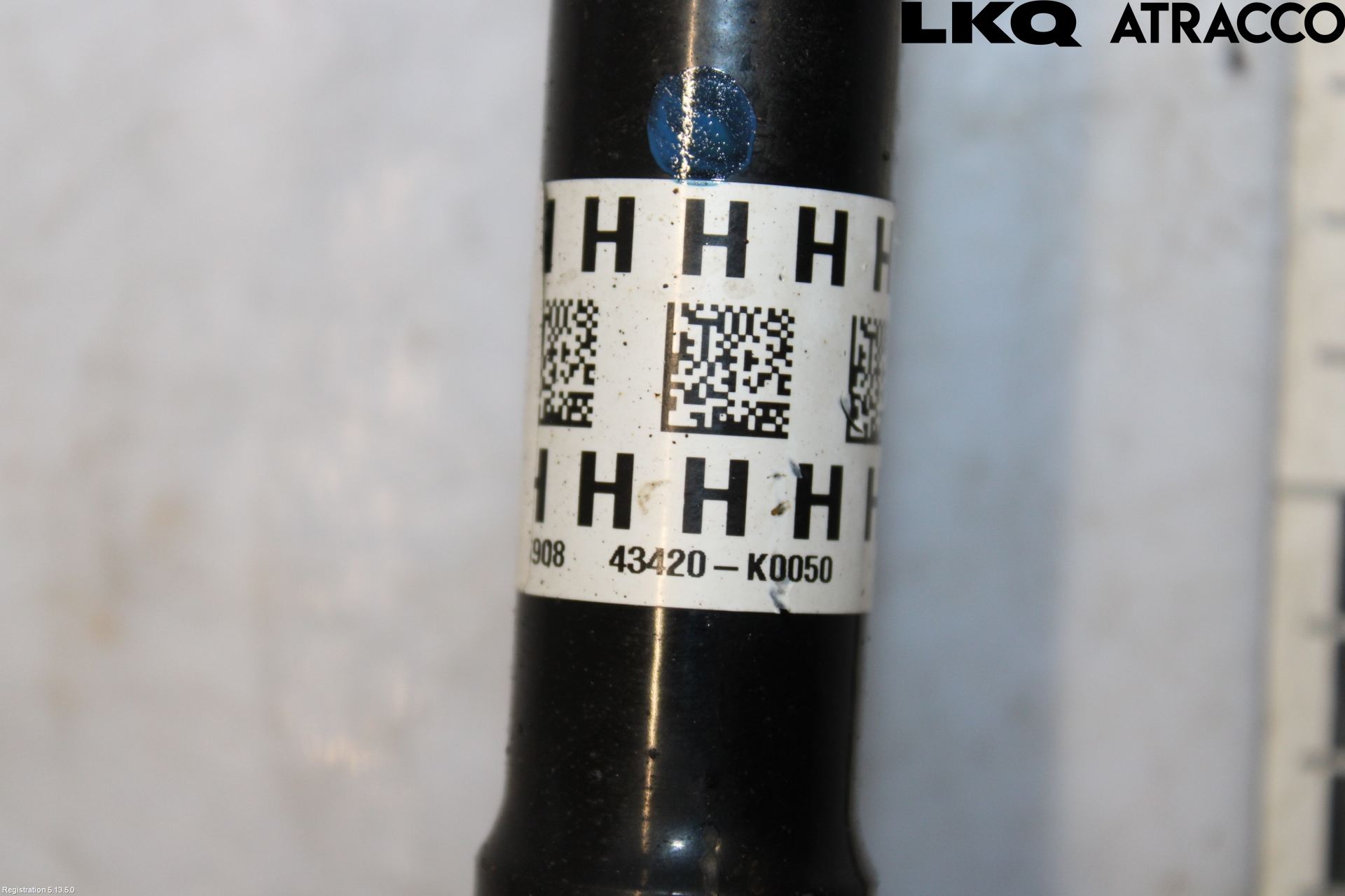 Toyota YARIS XP21 20- Drivaxel Fram Vänster