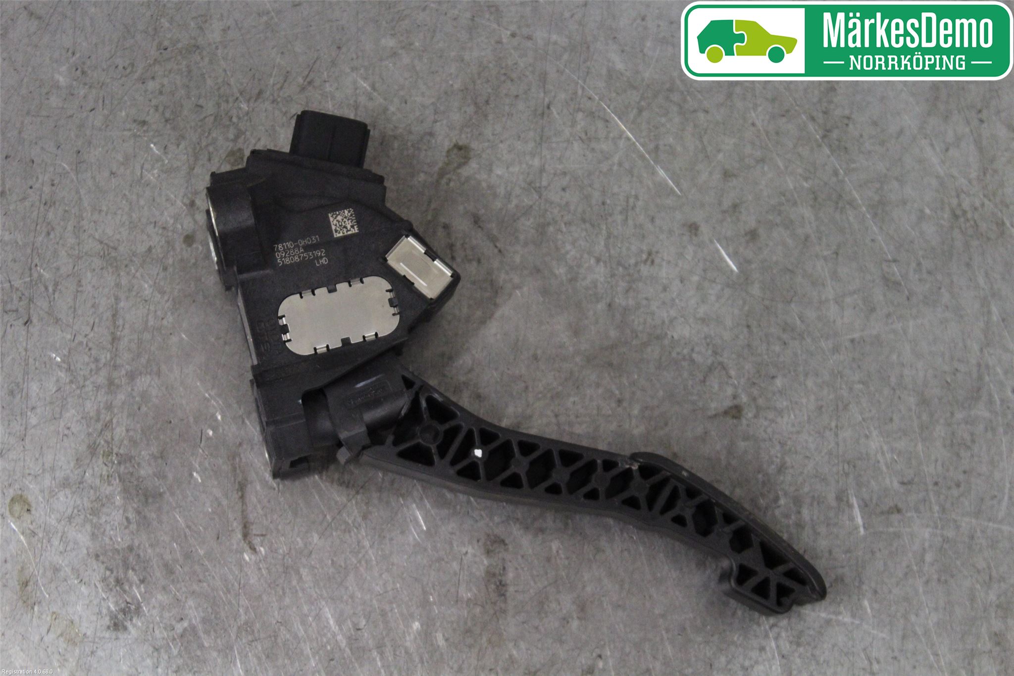 Peugeot 107 Gaspedal