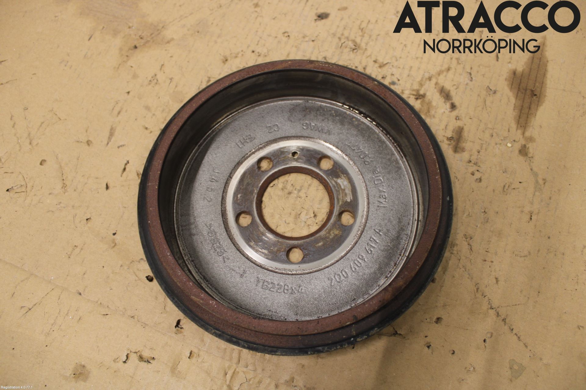 Volkswagen VW POLO VI 18->> Bromstrumma Bak