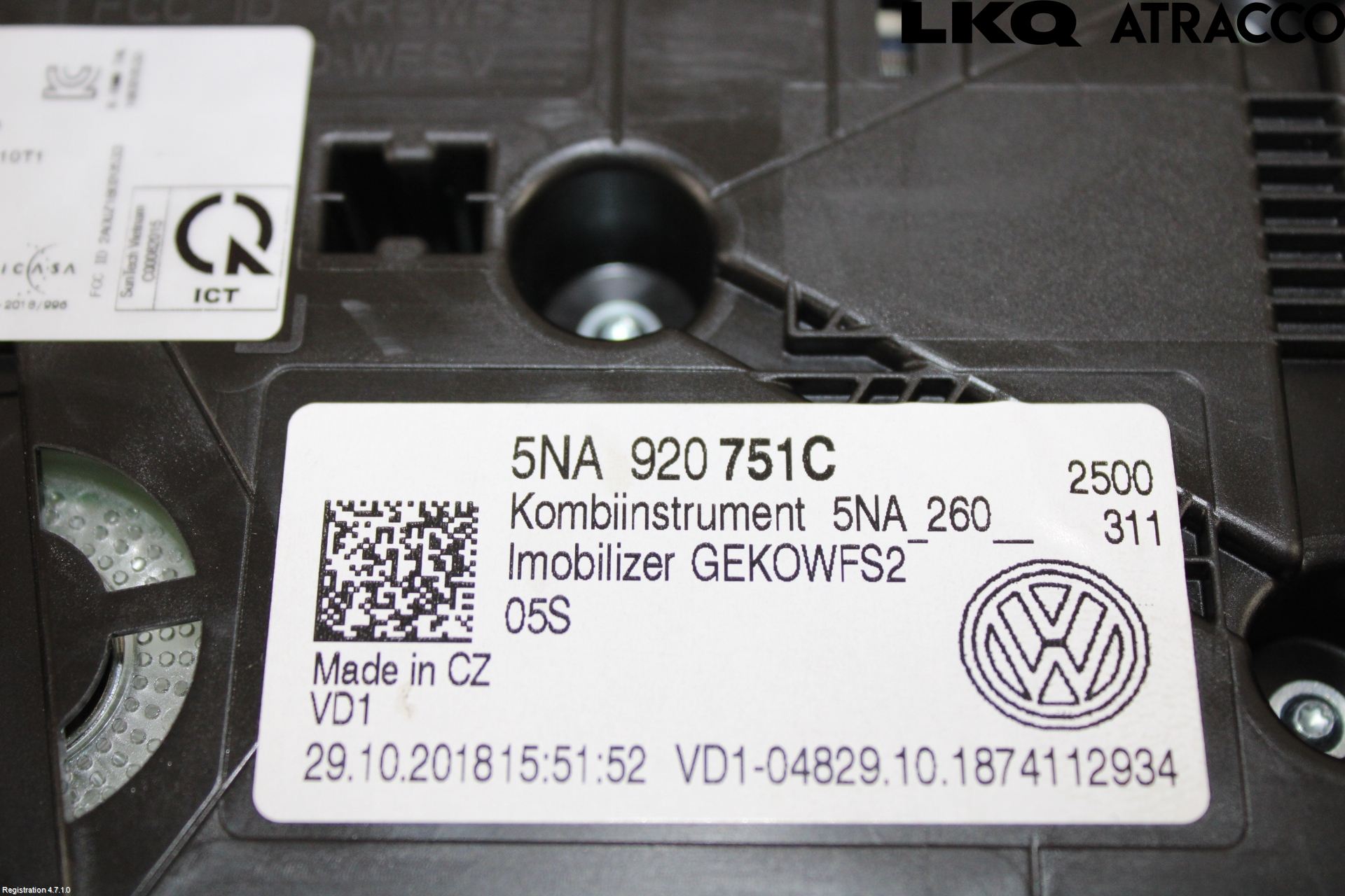 Volkswagen VW TIGUAN 16-24 Instrument Komb
