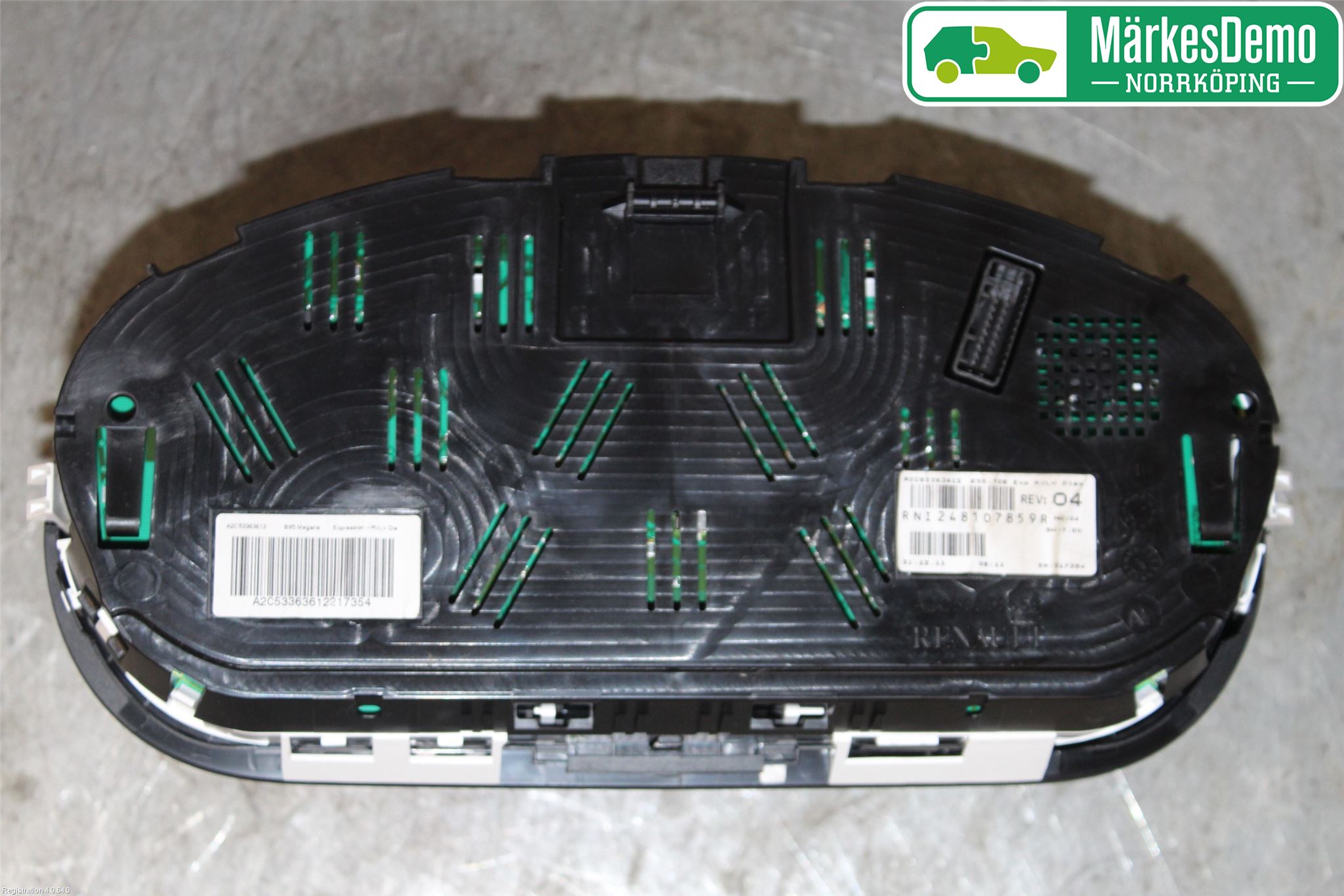 Renault MEGANE III 09-15 Instrument Komb