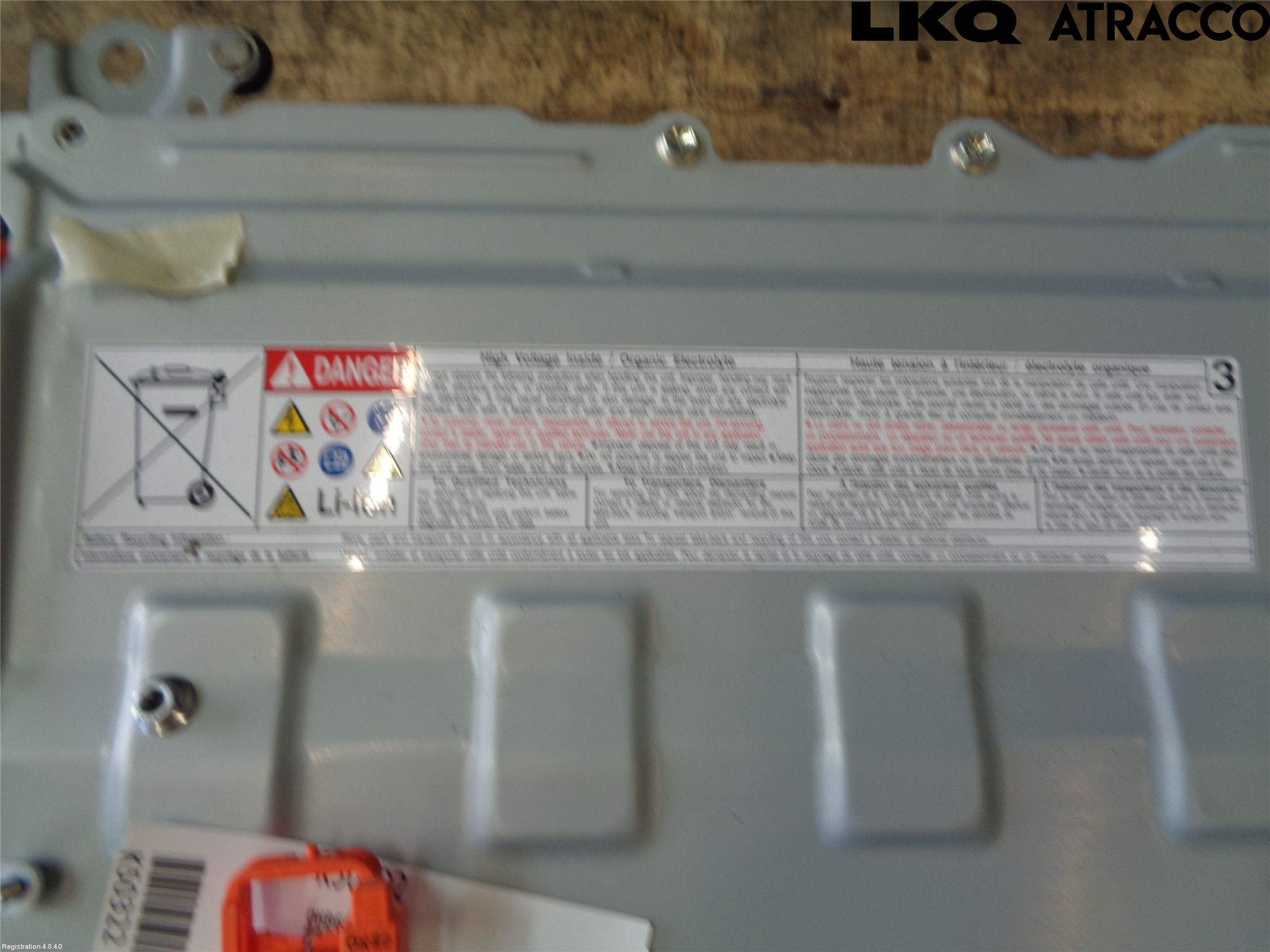 Toyota COROLLA 19- Batteri Högspänning