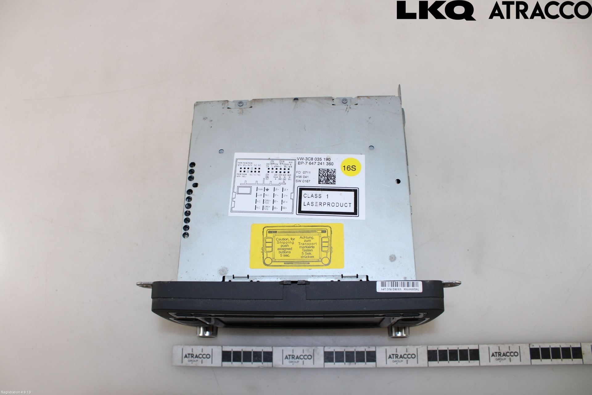 Volkswagen VW GOLF VI 09-13 Cd Radio - Multimediapanel