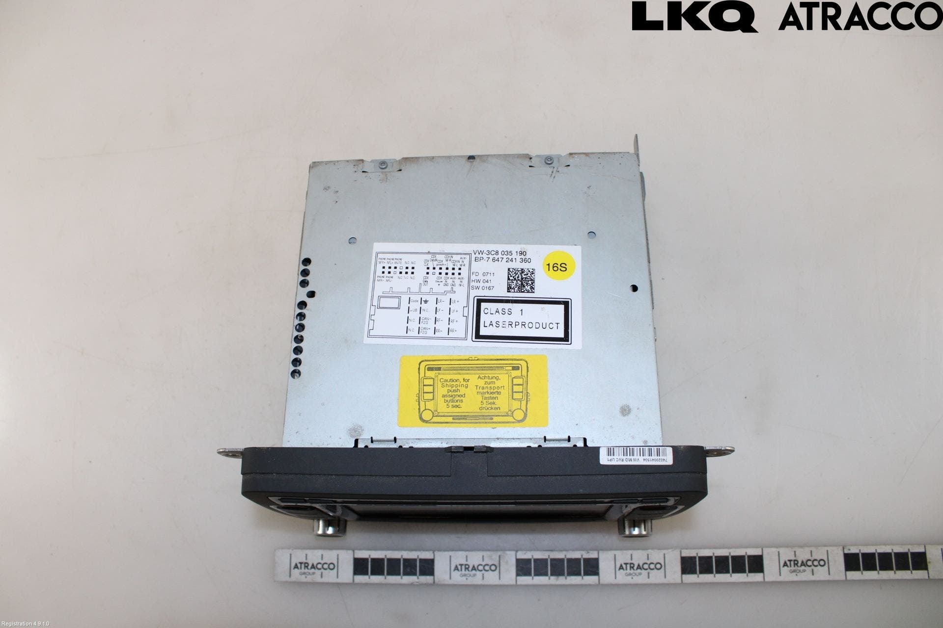 Volkswagen VW GOLF VI 09-13 Cd Radio - Multimediapanel