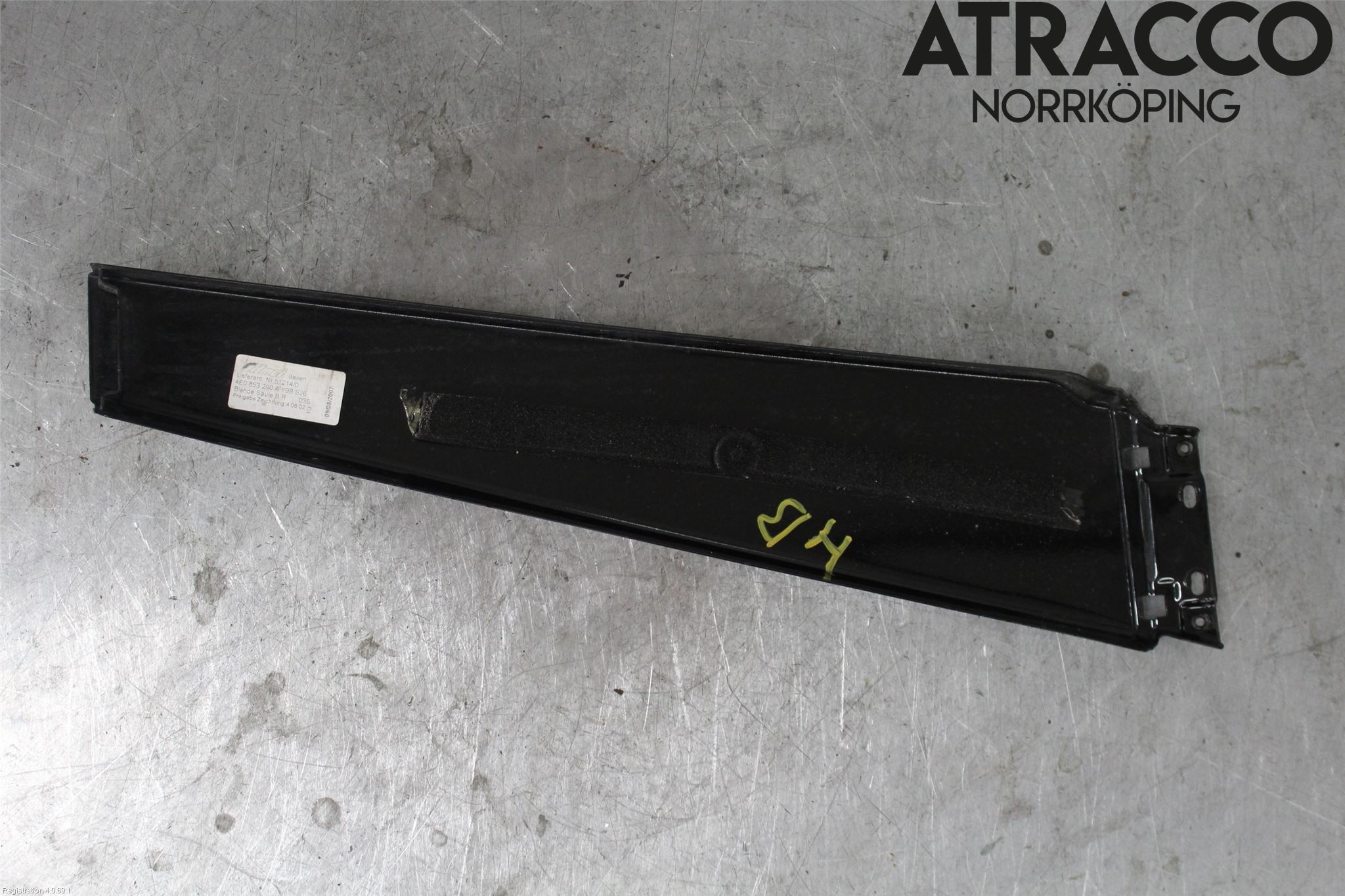 Audi A8/S8 4E  02-09 Dörr Dekorlist Fram Hö
