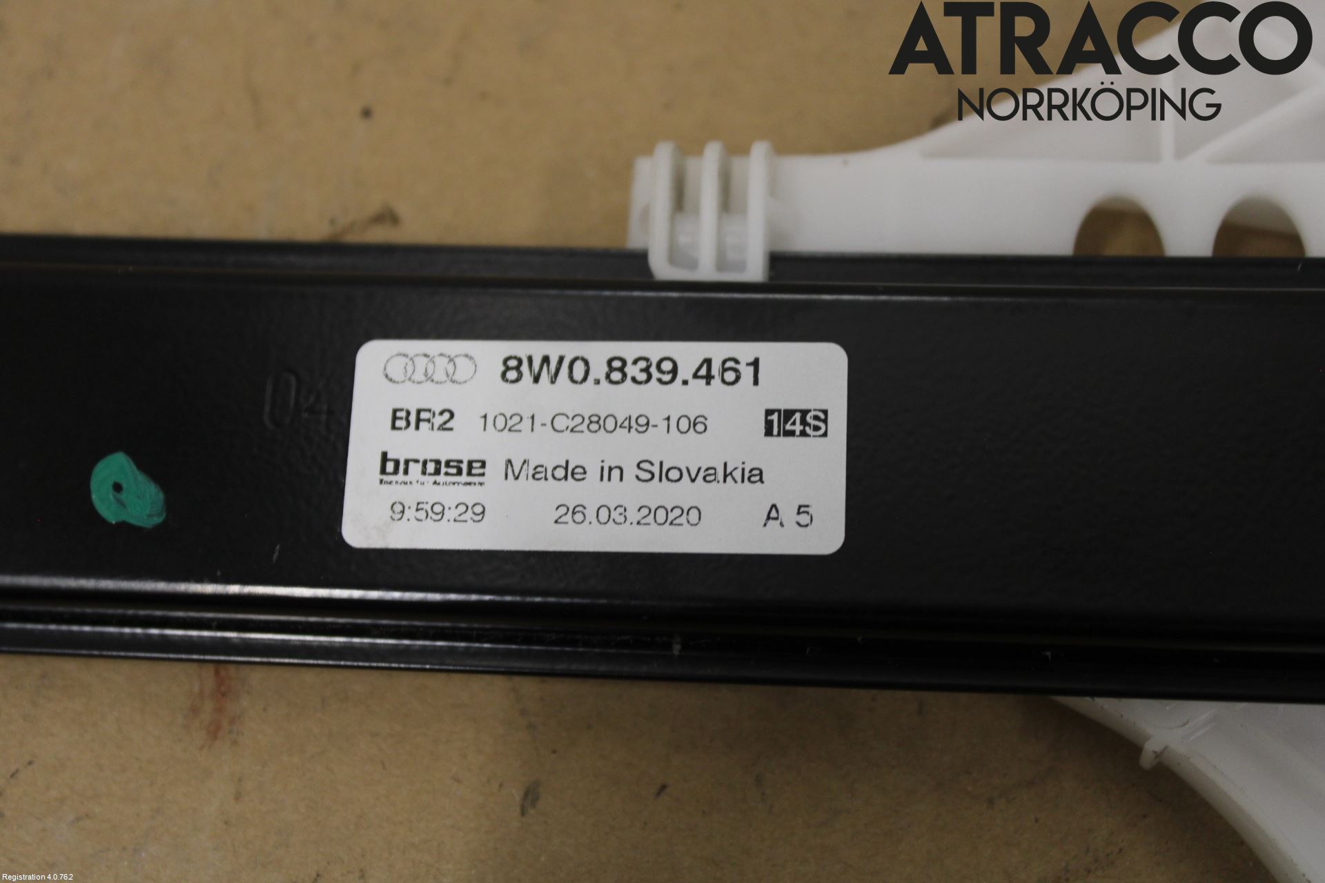 Audi A4/S4 B9 20- Fönsterhiss El Kompl