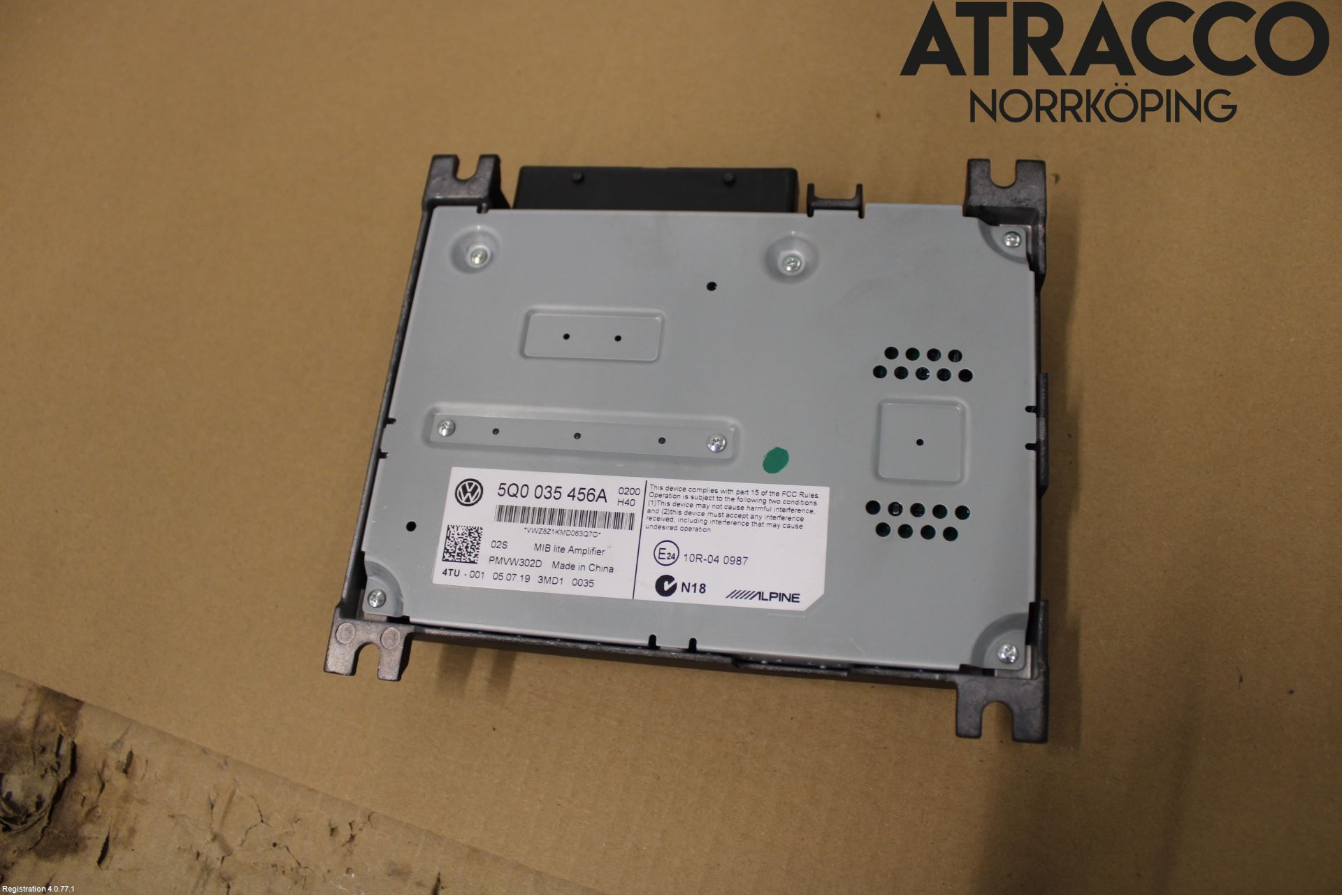 Cupra ATECA 19- Radio-Stereo Förstärkare