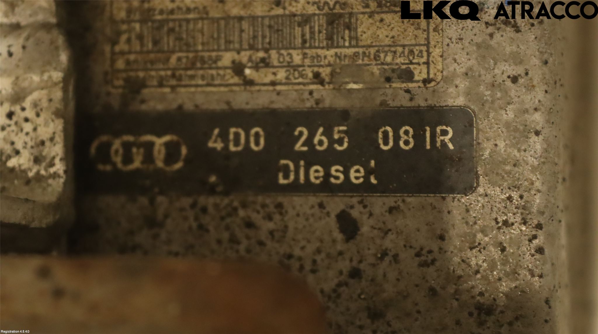 Audi A8/S8 4D 94-02 Dieselvärmare