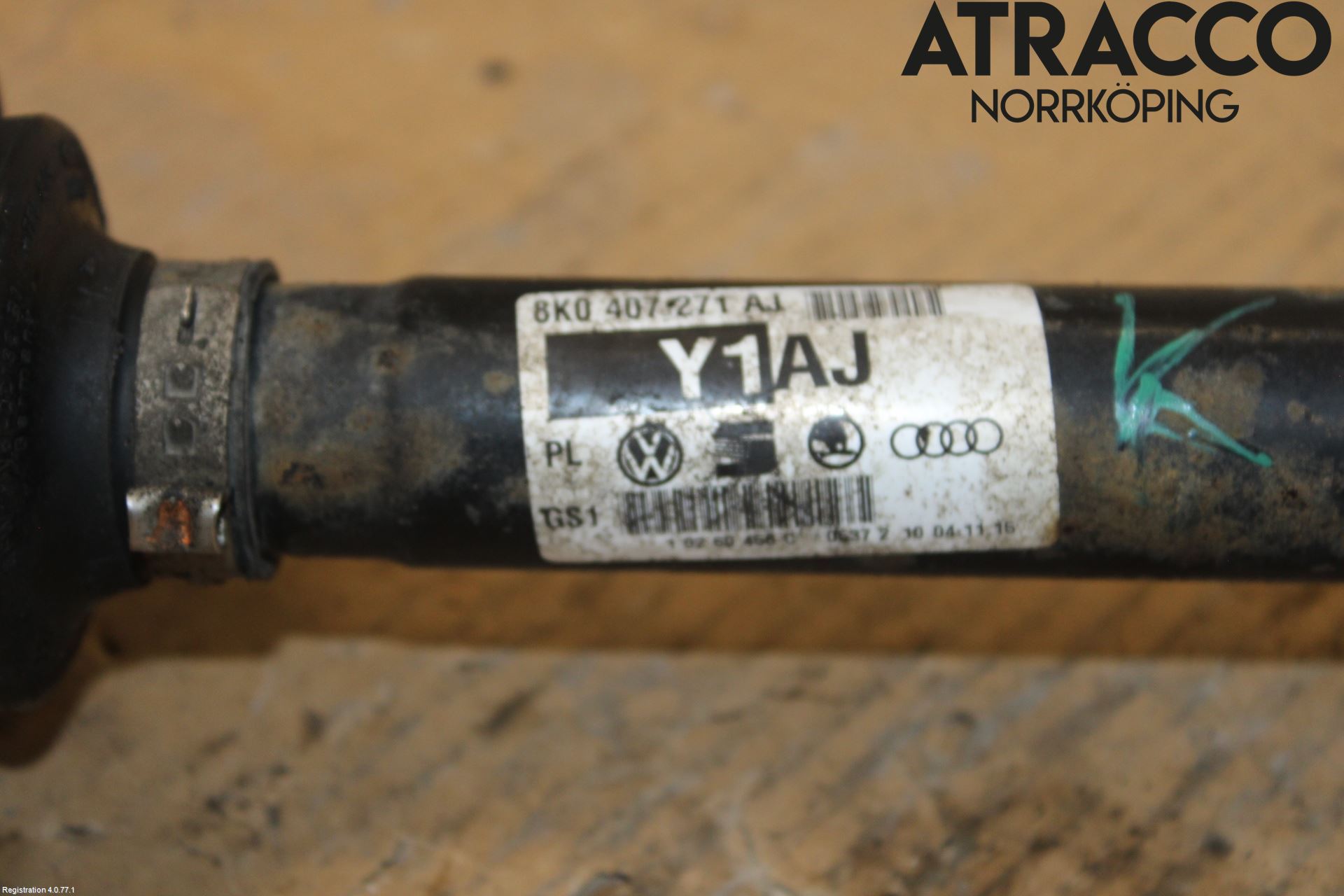 Audi A5 07-16 Drivaxel Fram Vänster