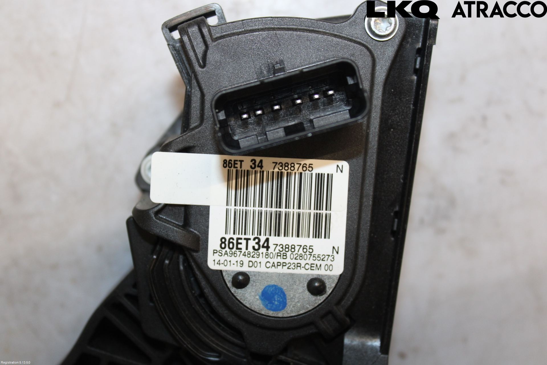 Citroen DS 7 CROSSBACK 19-23 Gaspedal