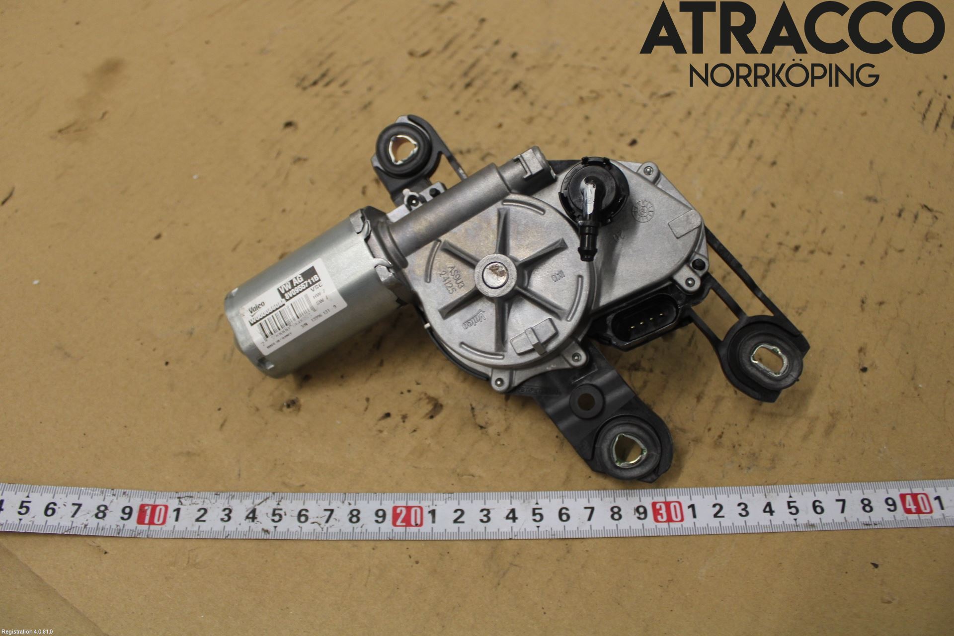 Audi A1 19- Torkarmotor Baklucka