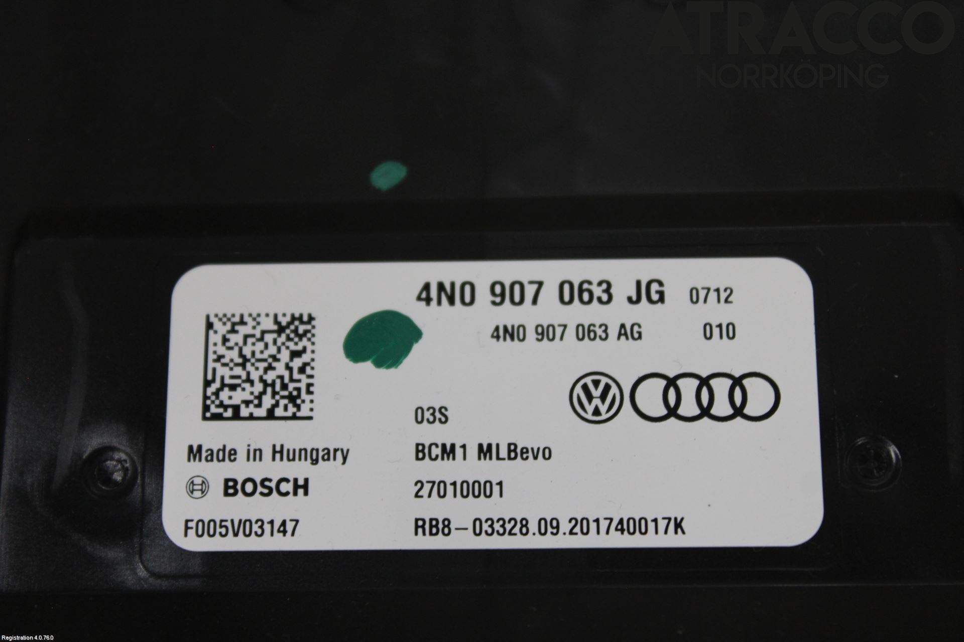 Audi A6 F2/C8 19- Styrenhet Övrigt