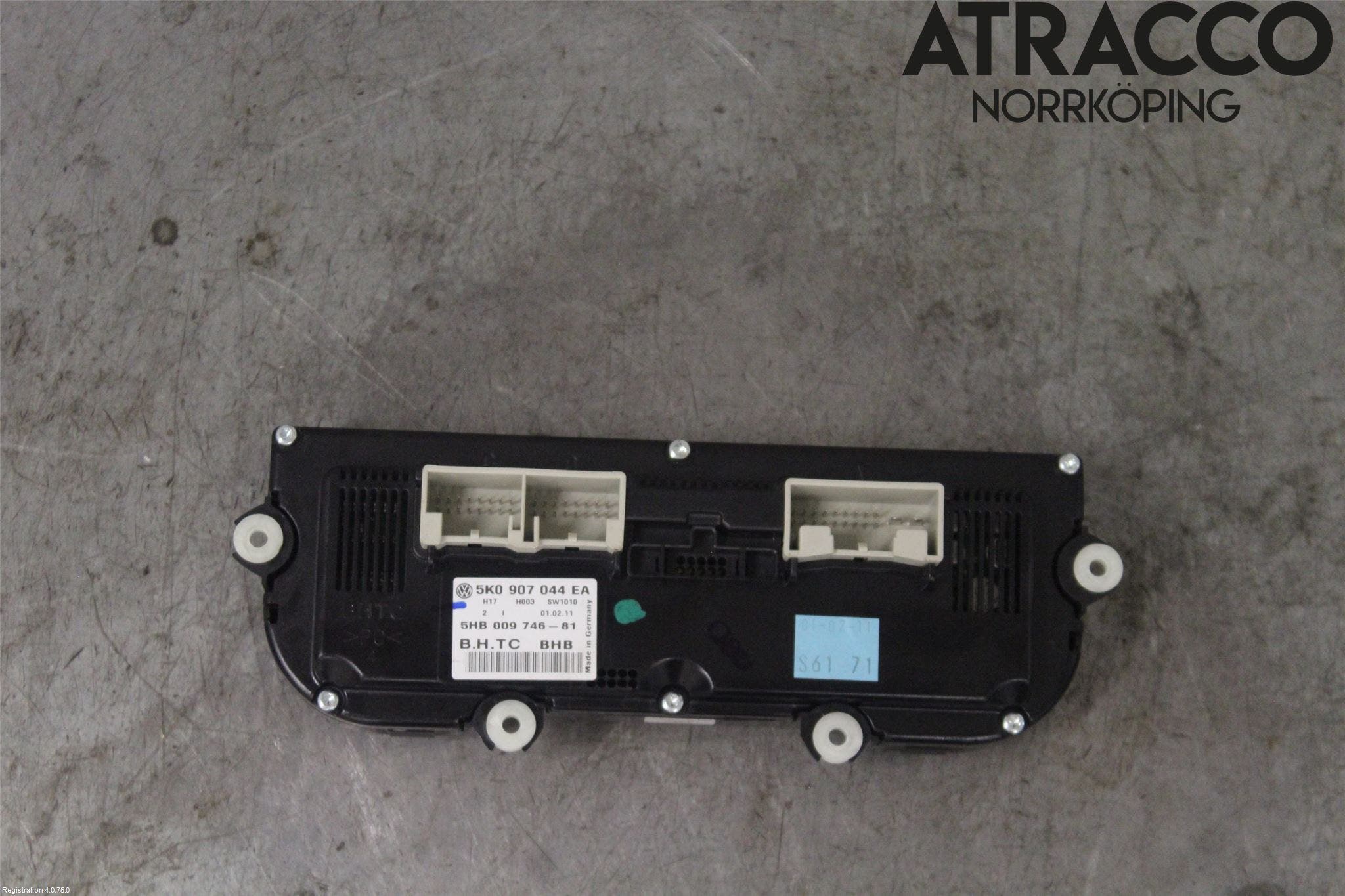 Volkswagen VW PASSAT 11-14 Värmereglage