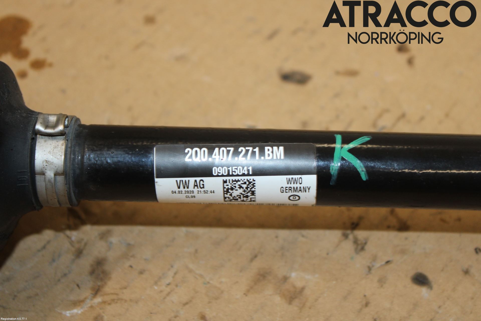 Volkswagen VW T-CROSS 19- Drivaxel Fram Vänster