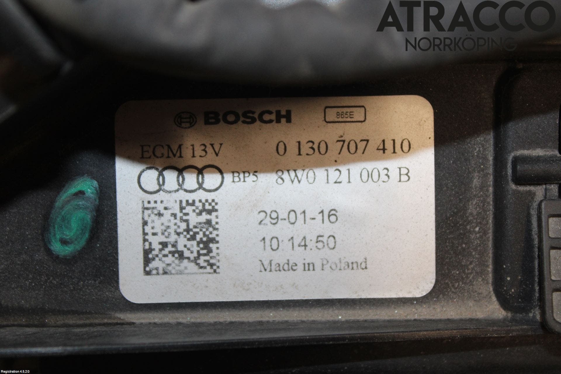 Audi A4/S4 B9 16-19 Kylfläkt El