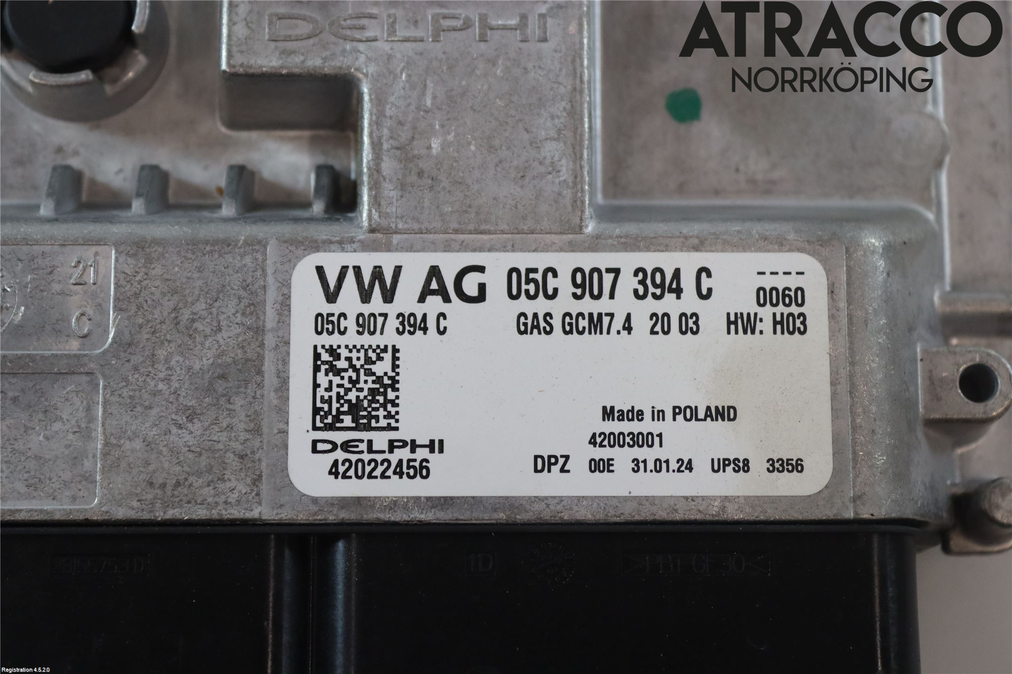 Seat LEON 20- Styrenhet Insprut Bensin