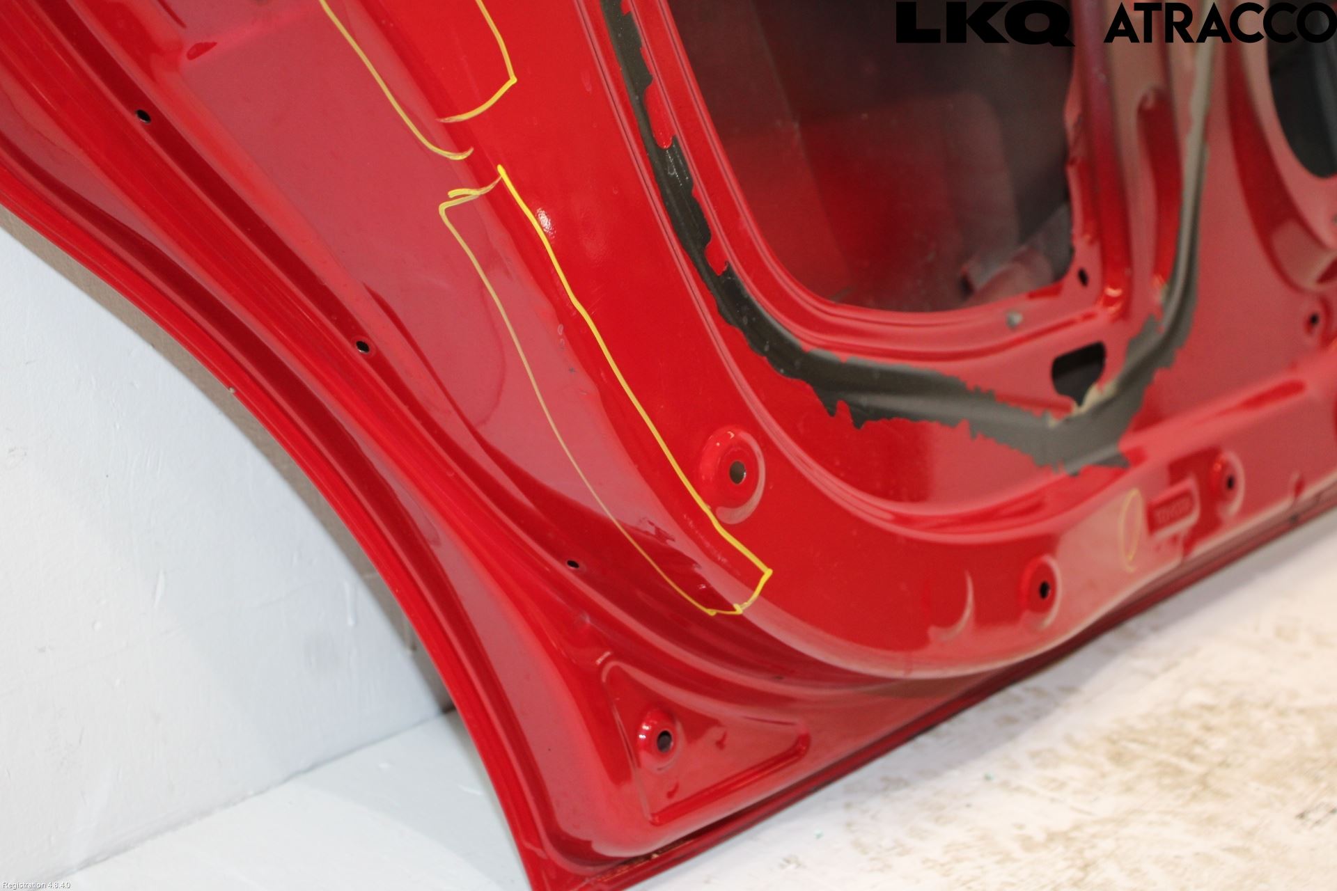 Toyota COROLLA VERSO 08-09 Dörr Bak Vänster