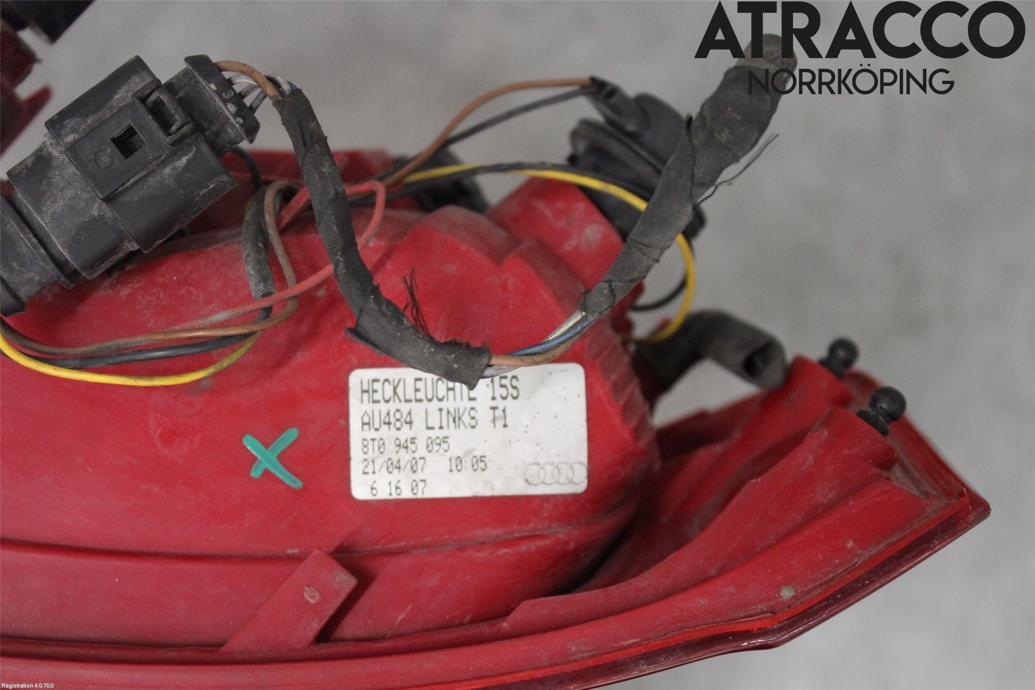 Audi A5 07-16 Bakljus Vänster