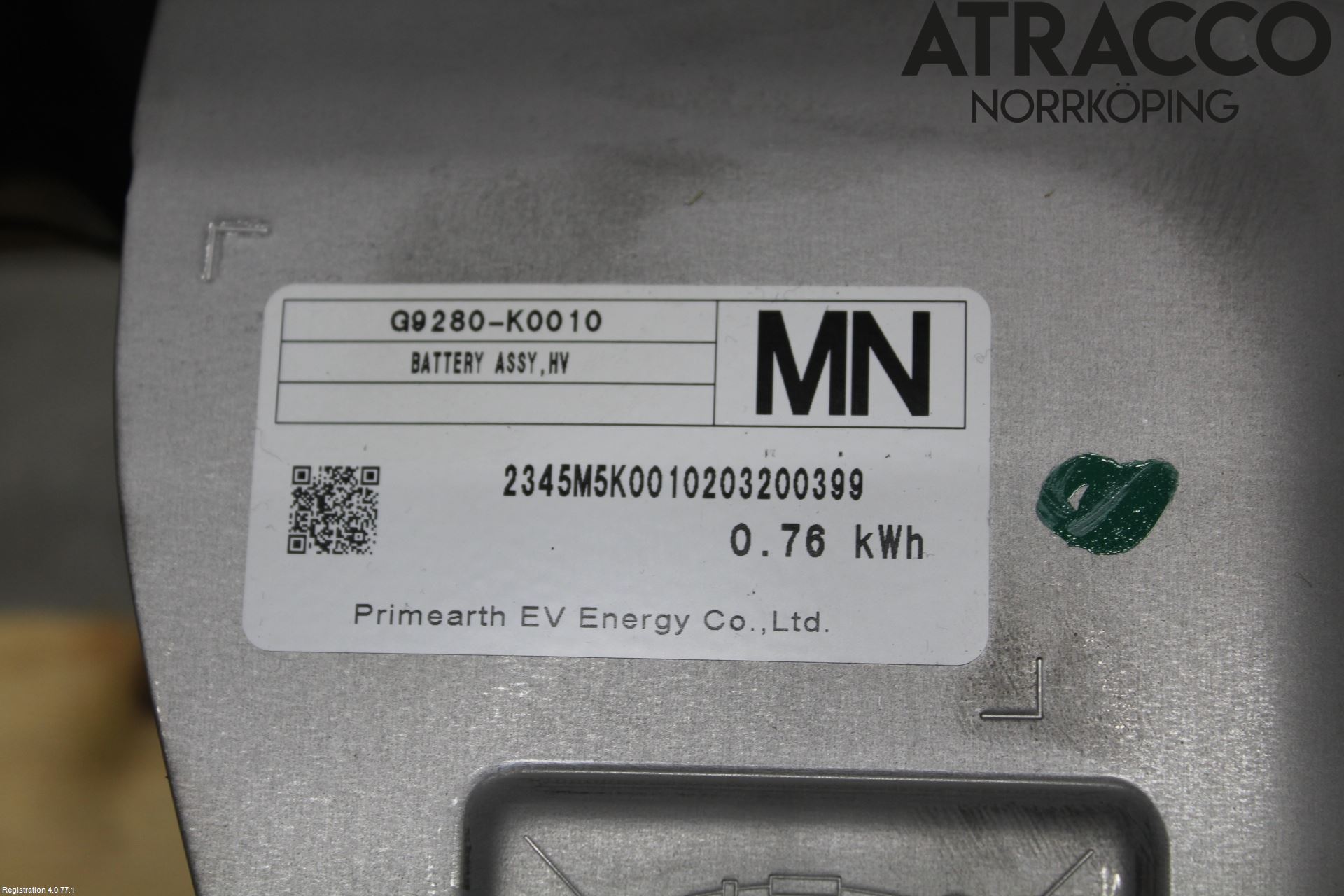 Toyota YARIS XP21 20- Batteri Högspänning