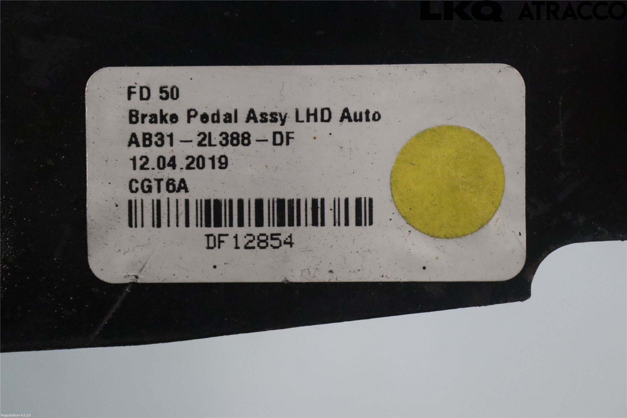 Ford RANGER EU 12-23 Bromspedal