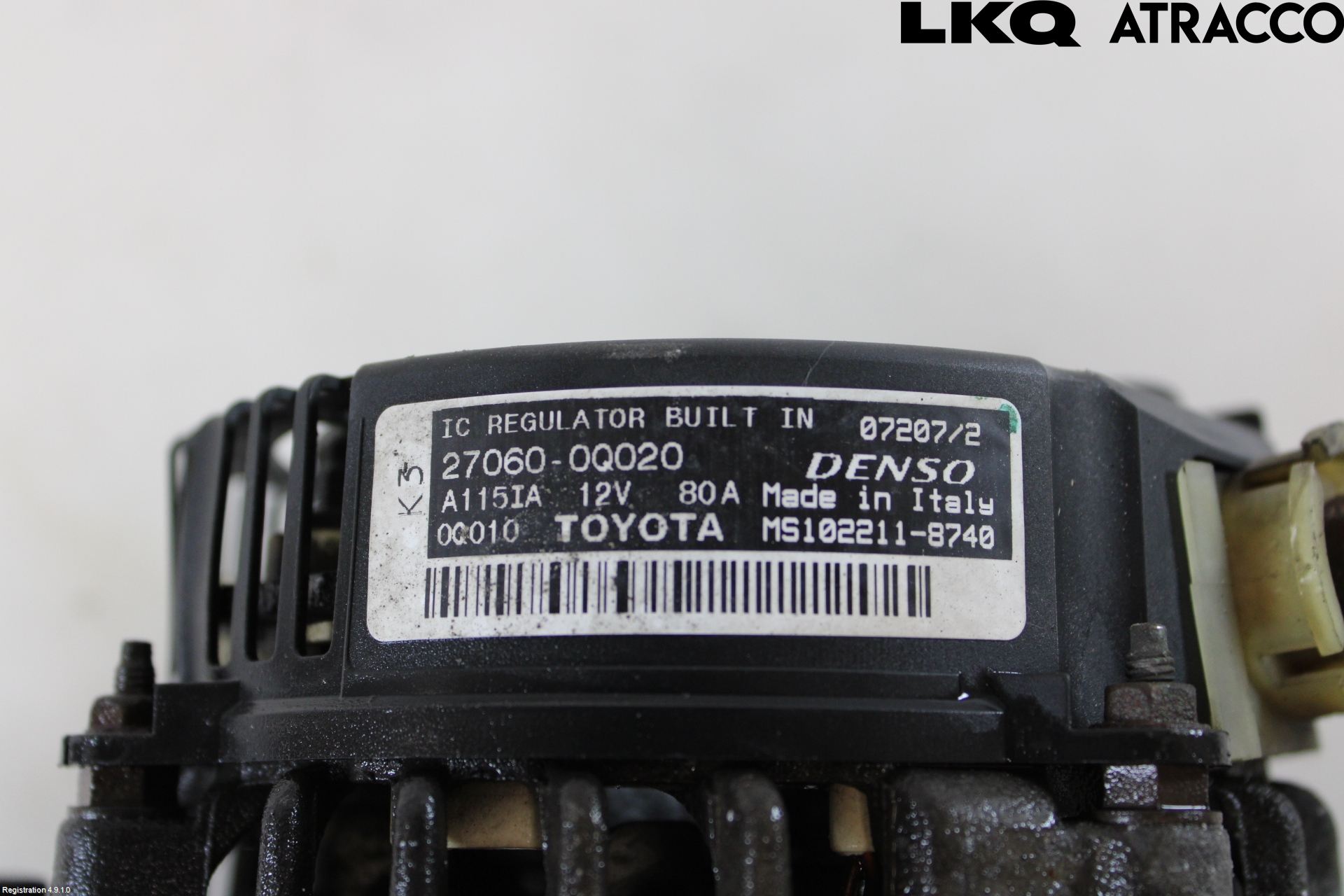 Toyota AYGO 06-14 Generator