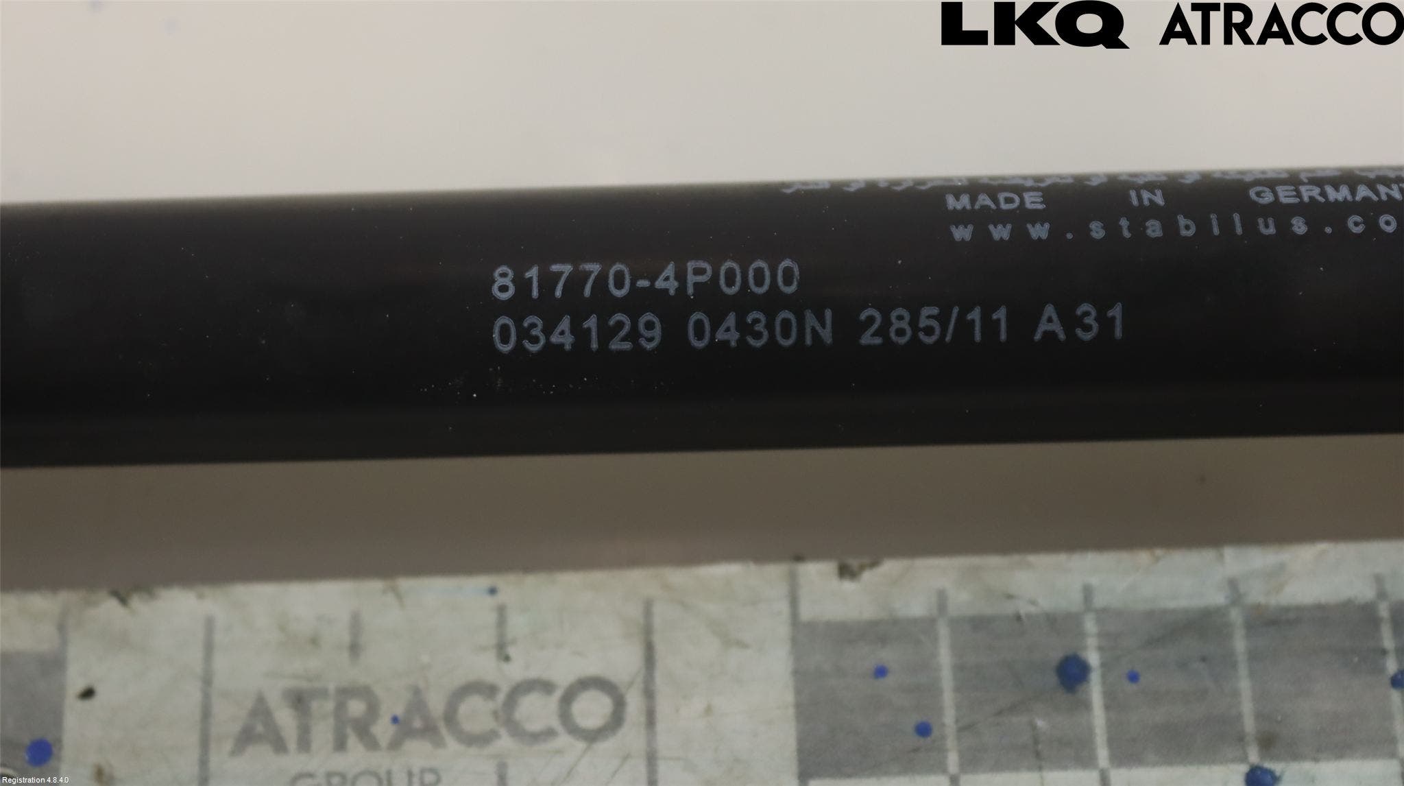 Hyundai i20 PB 09-14 Gasfjäder Baklucka