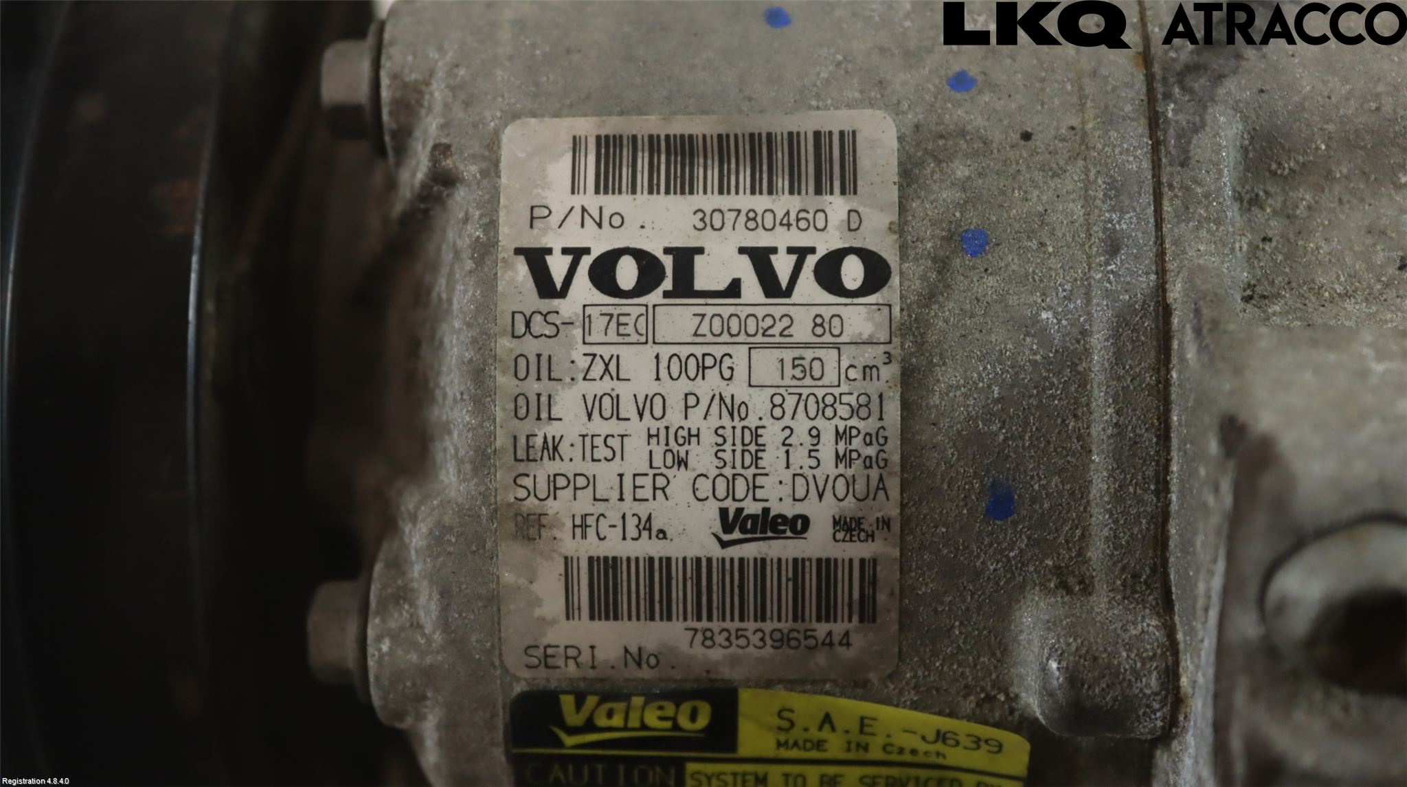 Volvo V70 08-13 Ac Kompressor