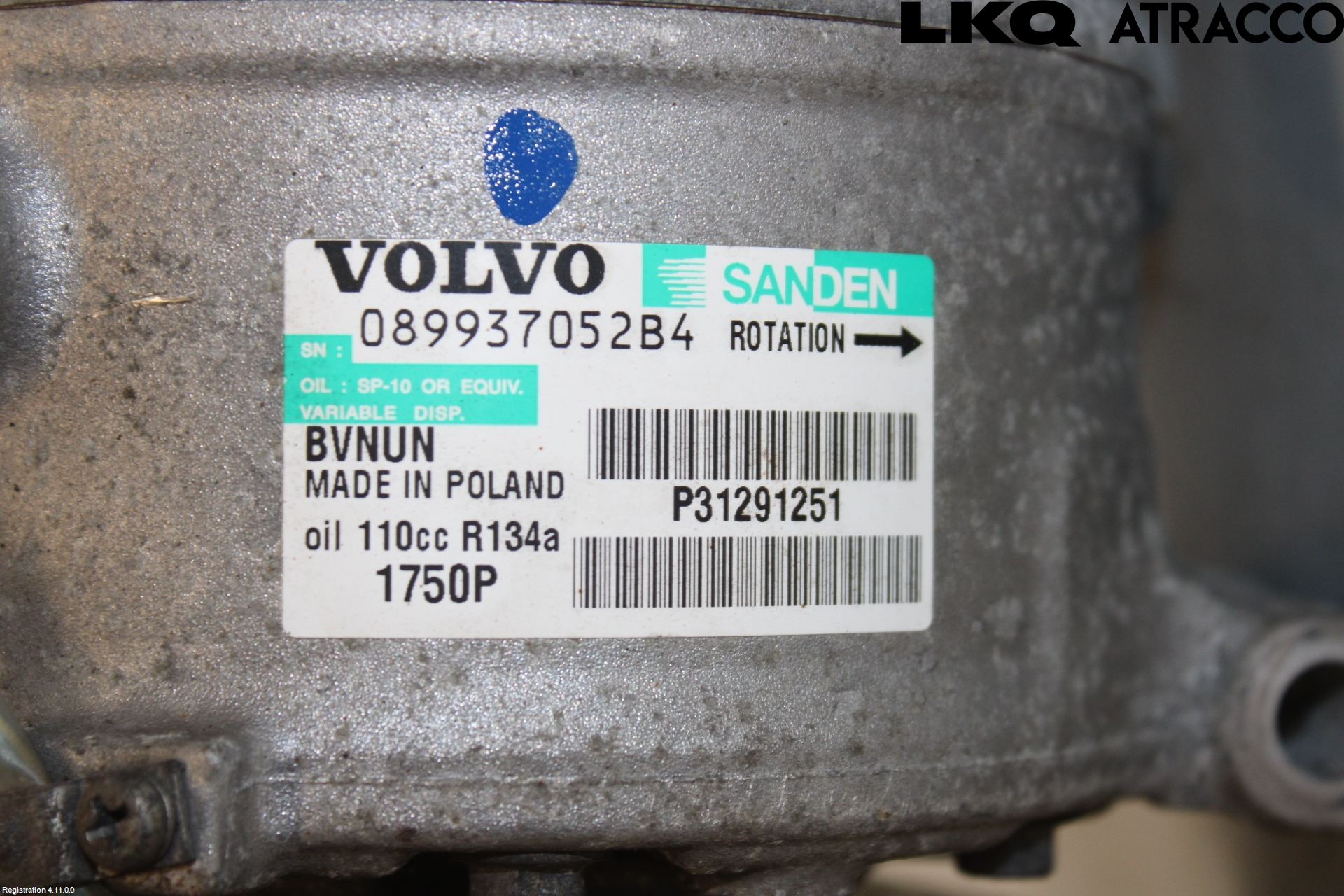 Volvo V40 12-19 Ac Kompressor