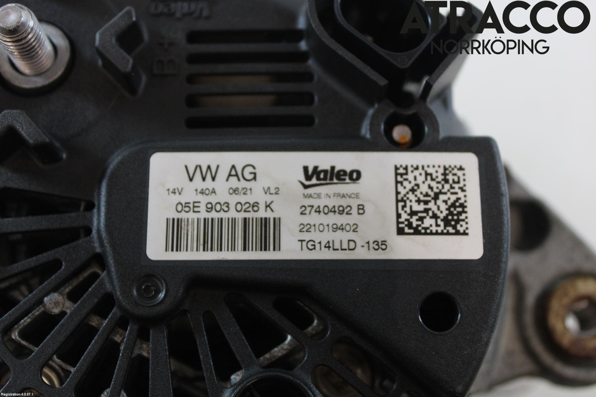 Skoda SCALA 19- Generator