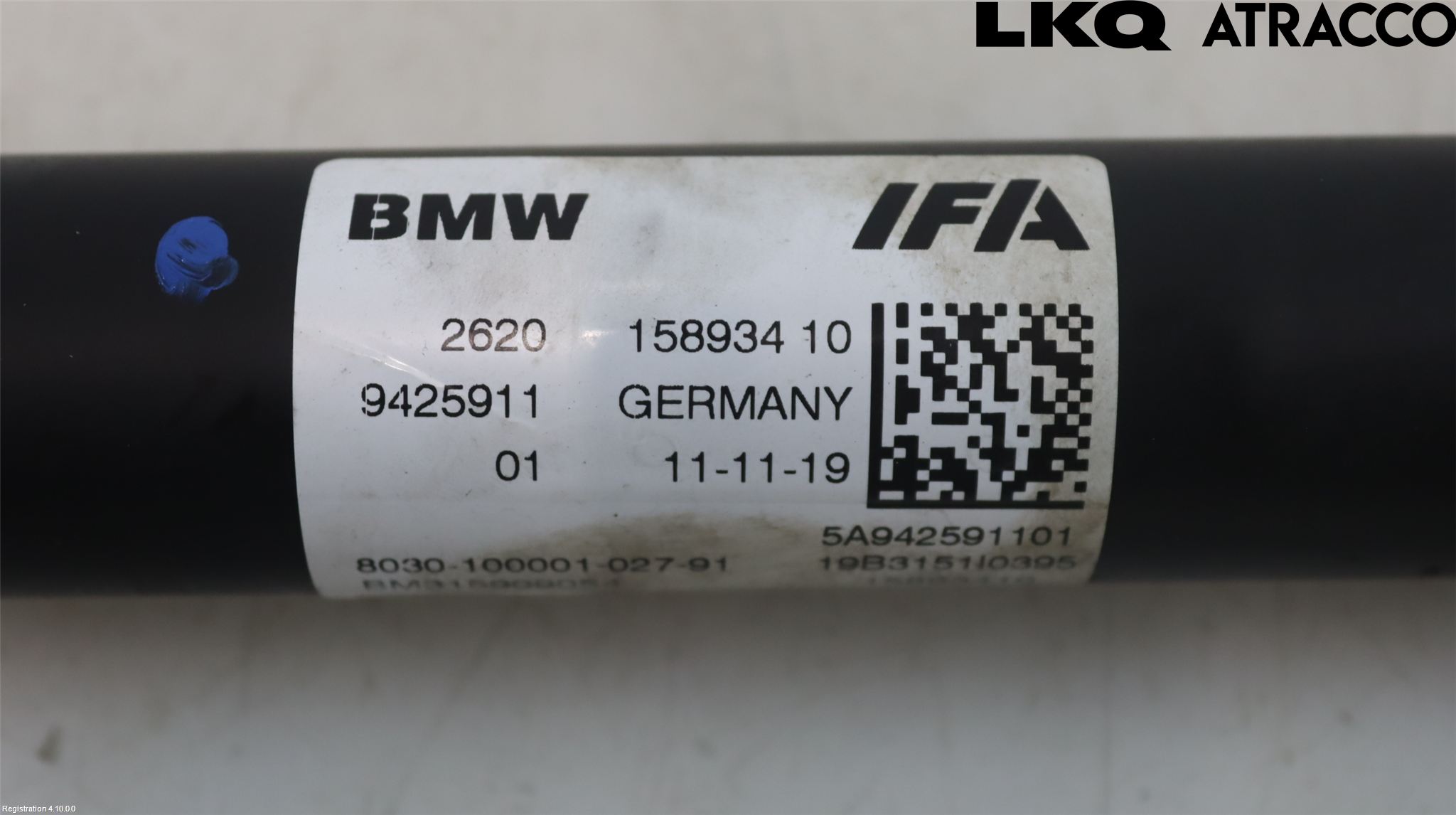 BMW 5 G30/G31/F90 17-23 Mellanaxel Främre 4Wd