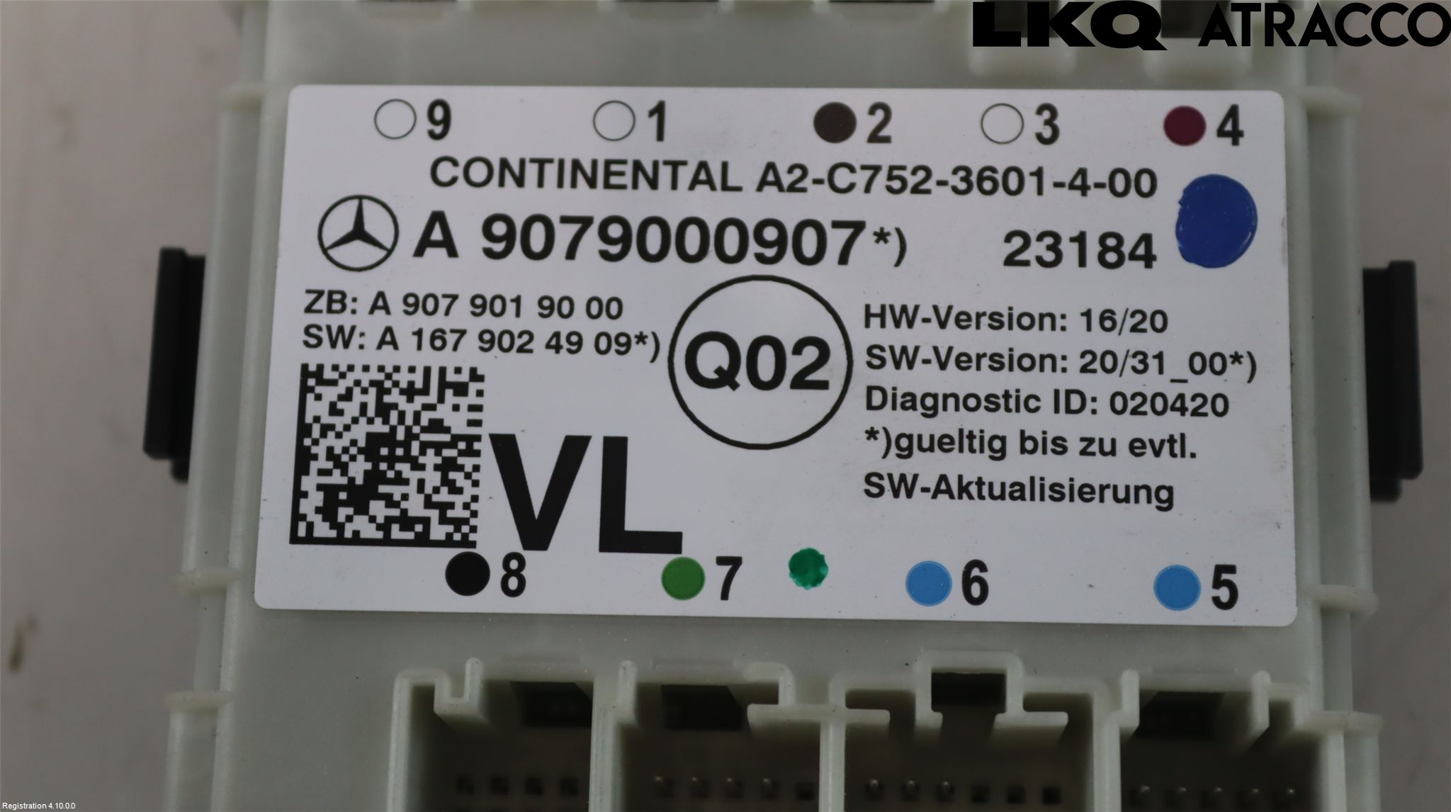 Mercedes-Benz MB SPRINTER (W907/W910) 19- Styrenhet Dörr