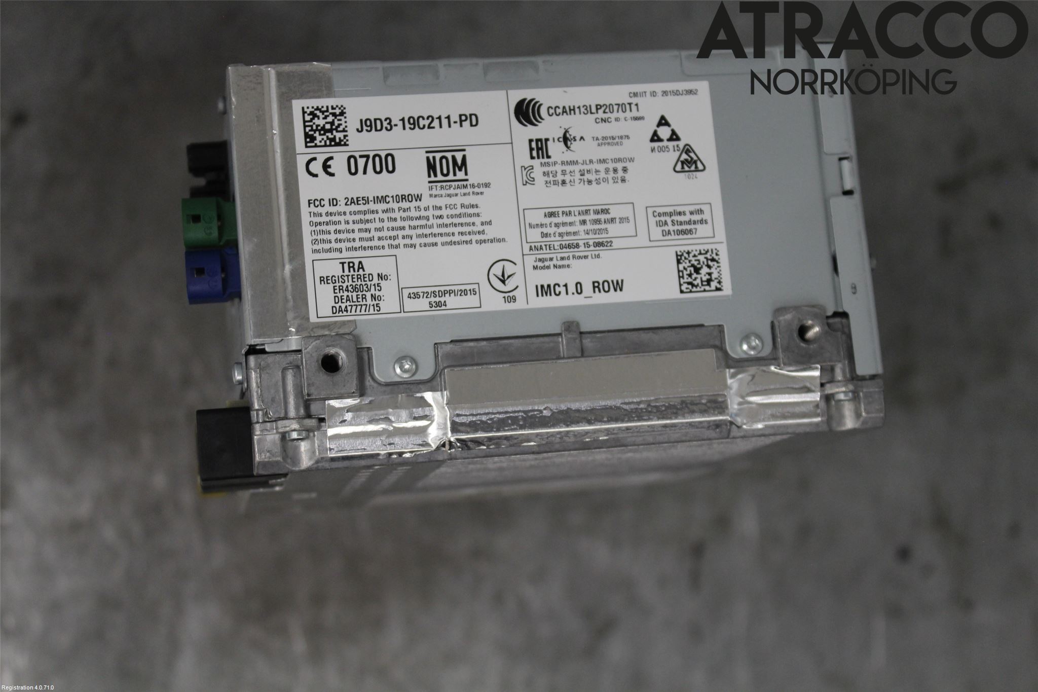 Jaguar F-PACE Cd Radio - Multimediapanel