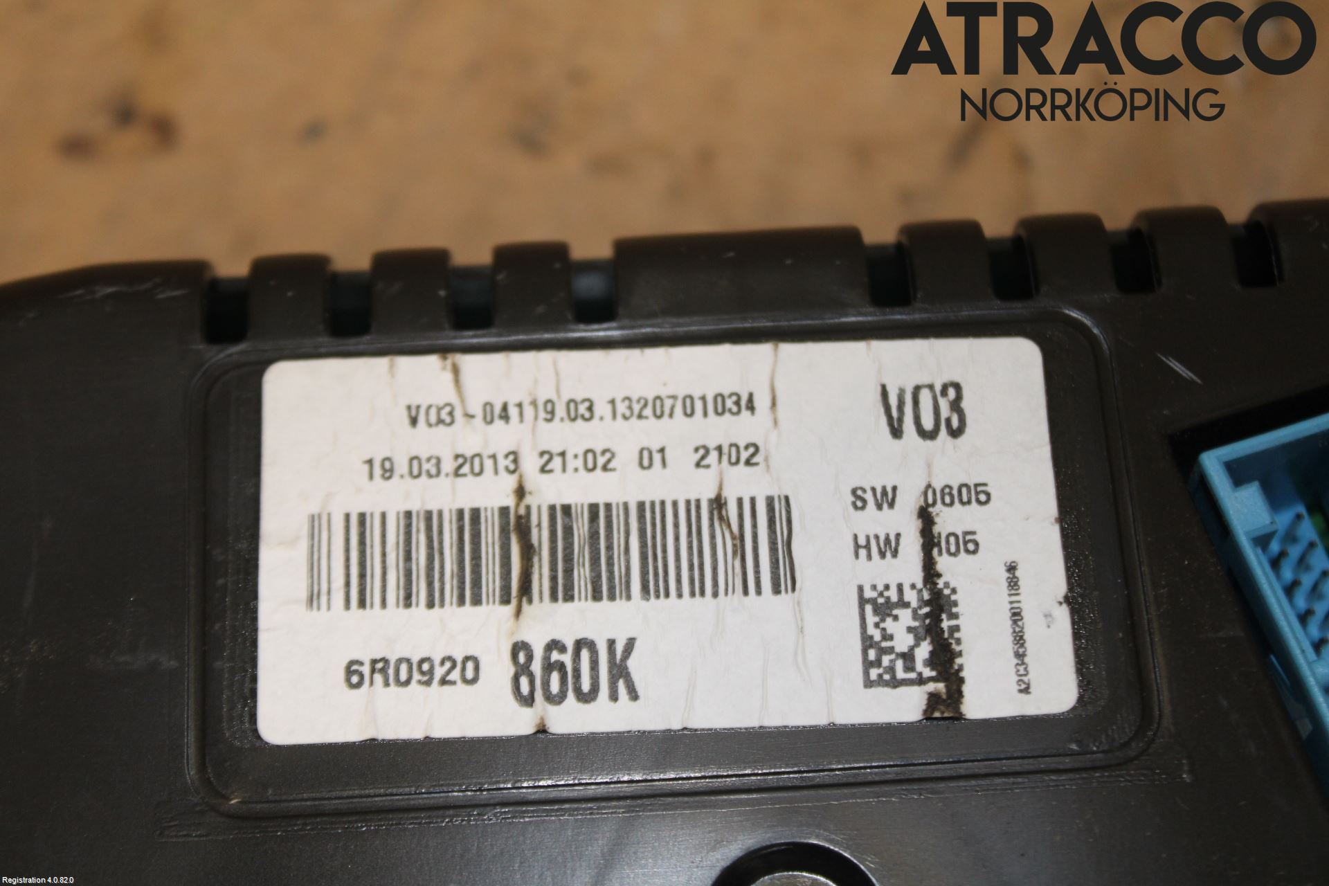 Volkswagen VW POLO 10-17 Instrument Komb