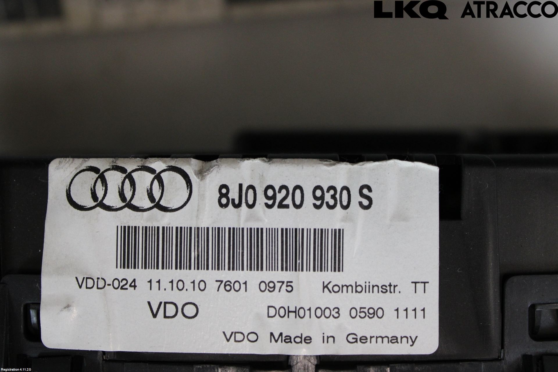 Audi TT/TTS 07-14 Instrument Komb