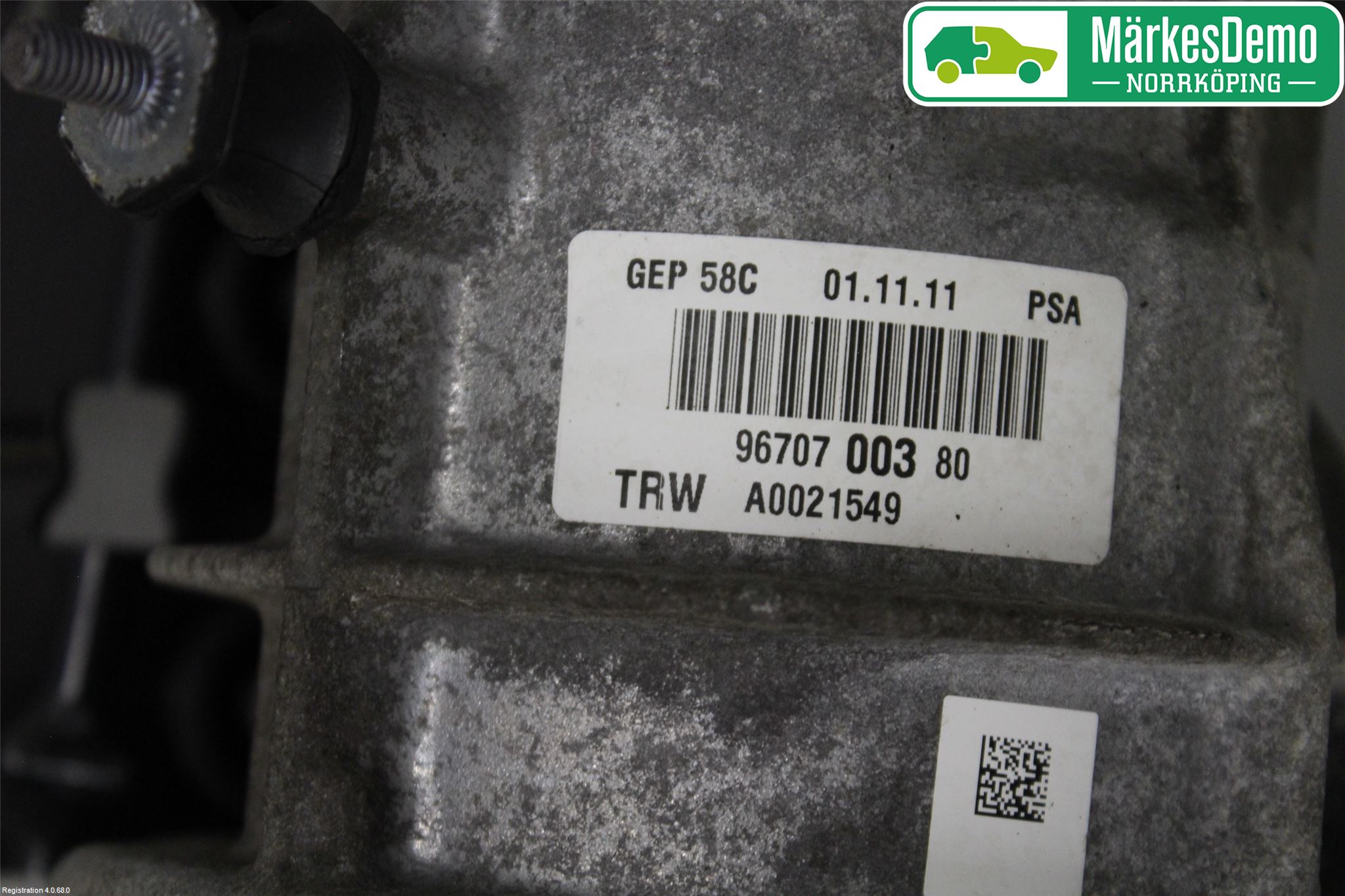 Peugeot 308 08-13 Styrservo Pump Elektrisk