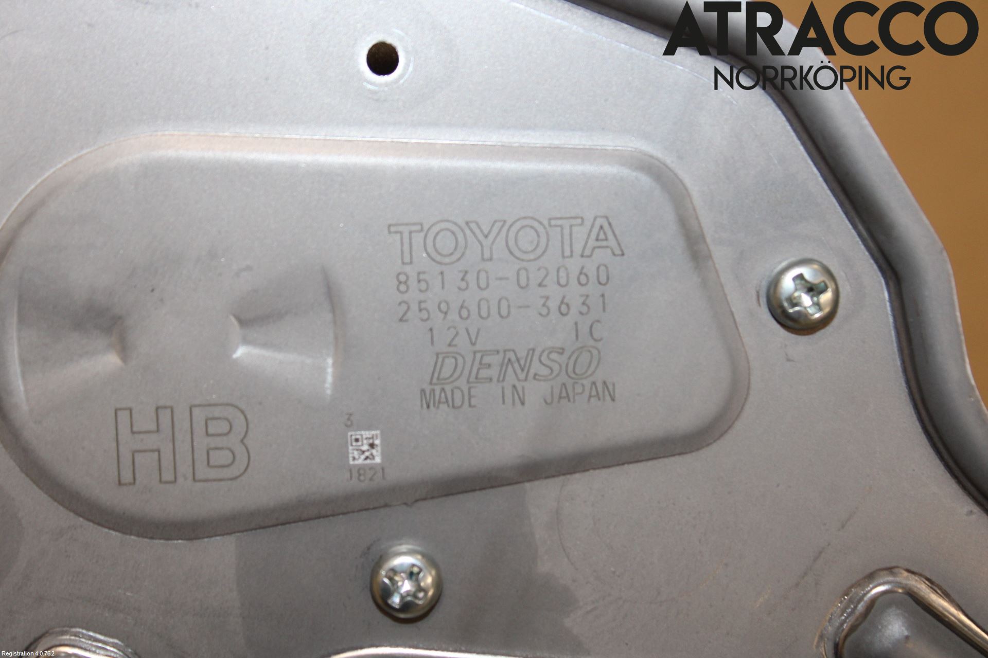 Toyota COROLLA 19- Torkarmotor Baklucka