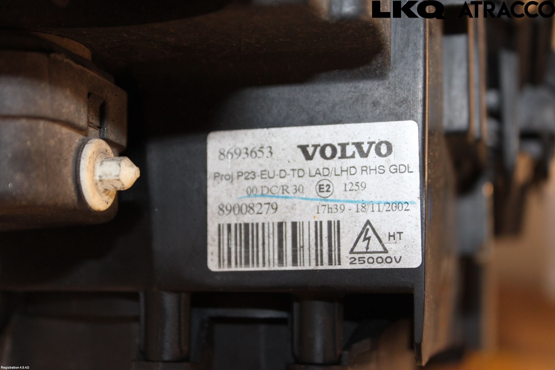 Volvo S80 99-03 Strålkastare Höger