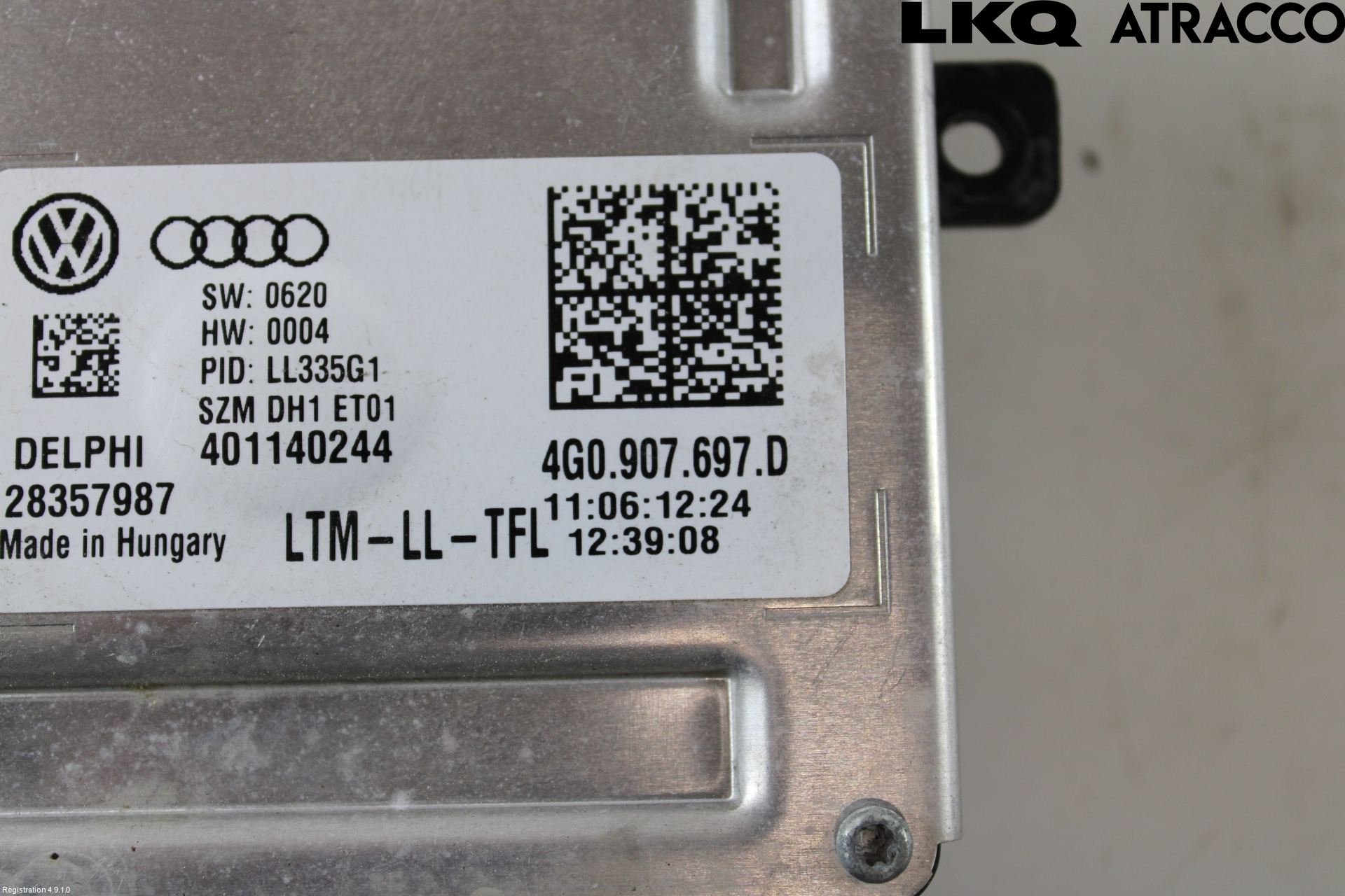 Audi A4 12-15 Styrenhet Strålkastare