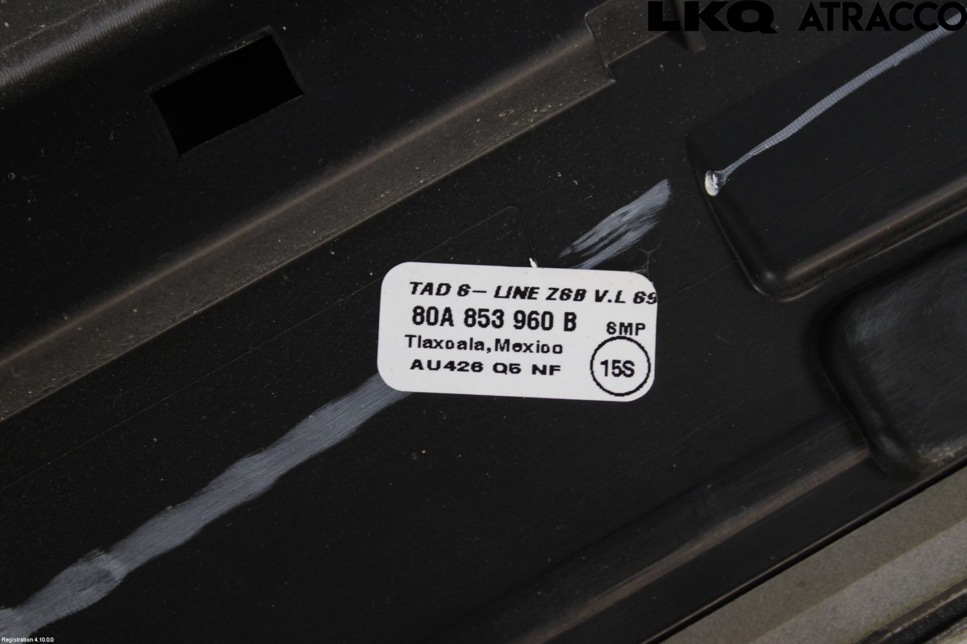 Audi Q5/SQ5 17- Dörr Dekorlist Fram Hö